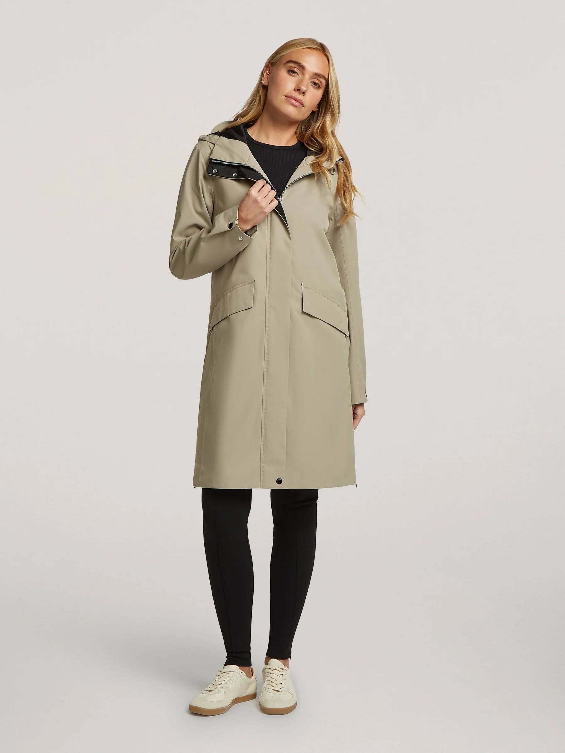 RESET CAMELA SAND 3/4 COAT 0360 126