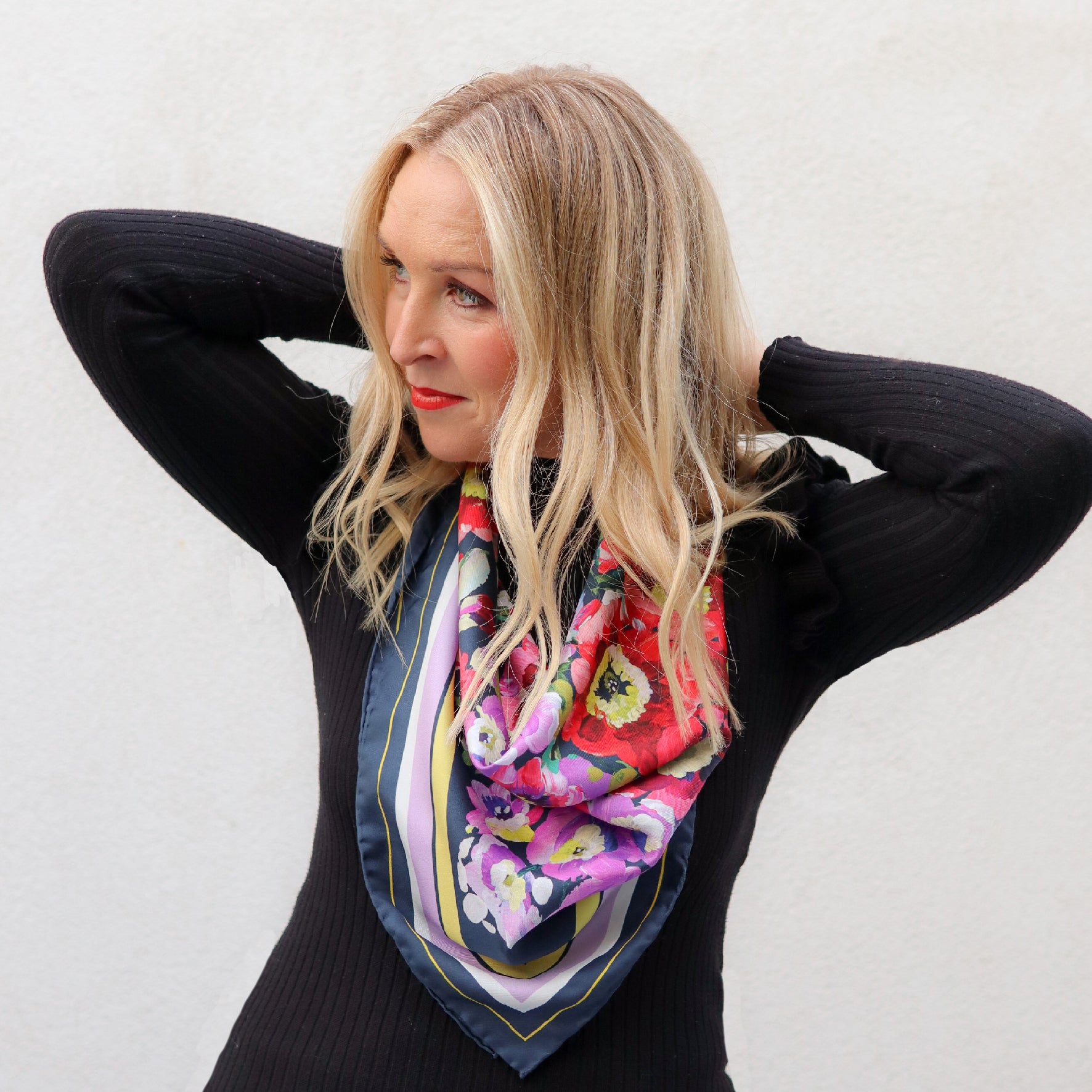 CAROLINE DUFFY DESIGNS PASSIONFUL MIDI SCARF 225