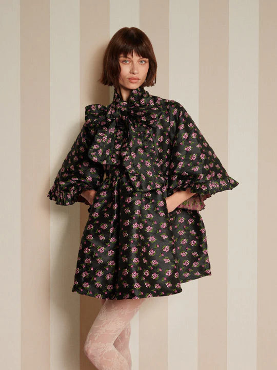 SISTER JANE CANOPY JACQUARD MINI DRESS 225