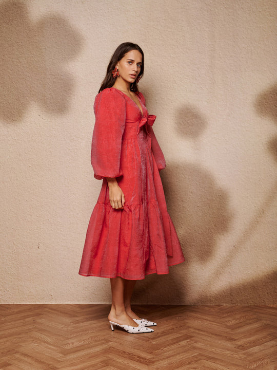 SISTER JANE SUNRISE BOW MIDI DRESS 126