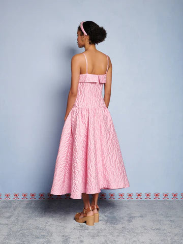 SISTER JANE POSY JAQUARD PINK DRESS 126