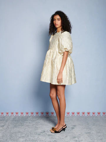 SISTER JANE CHALK JAQUARD DRESS 126