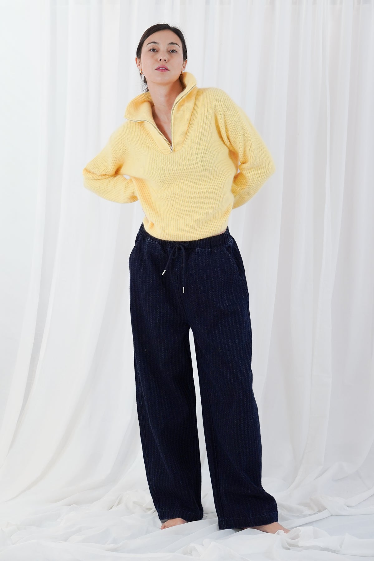 TWNS YELLOW TRUCKER-NECK PULLOVER BRECKENRIDGE 226