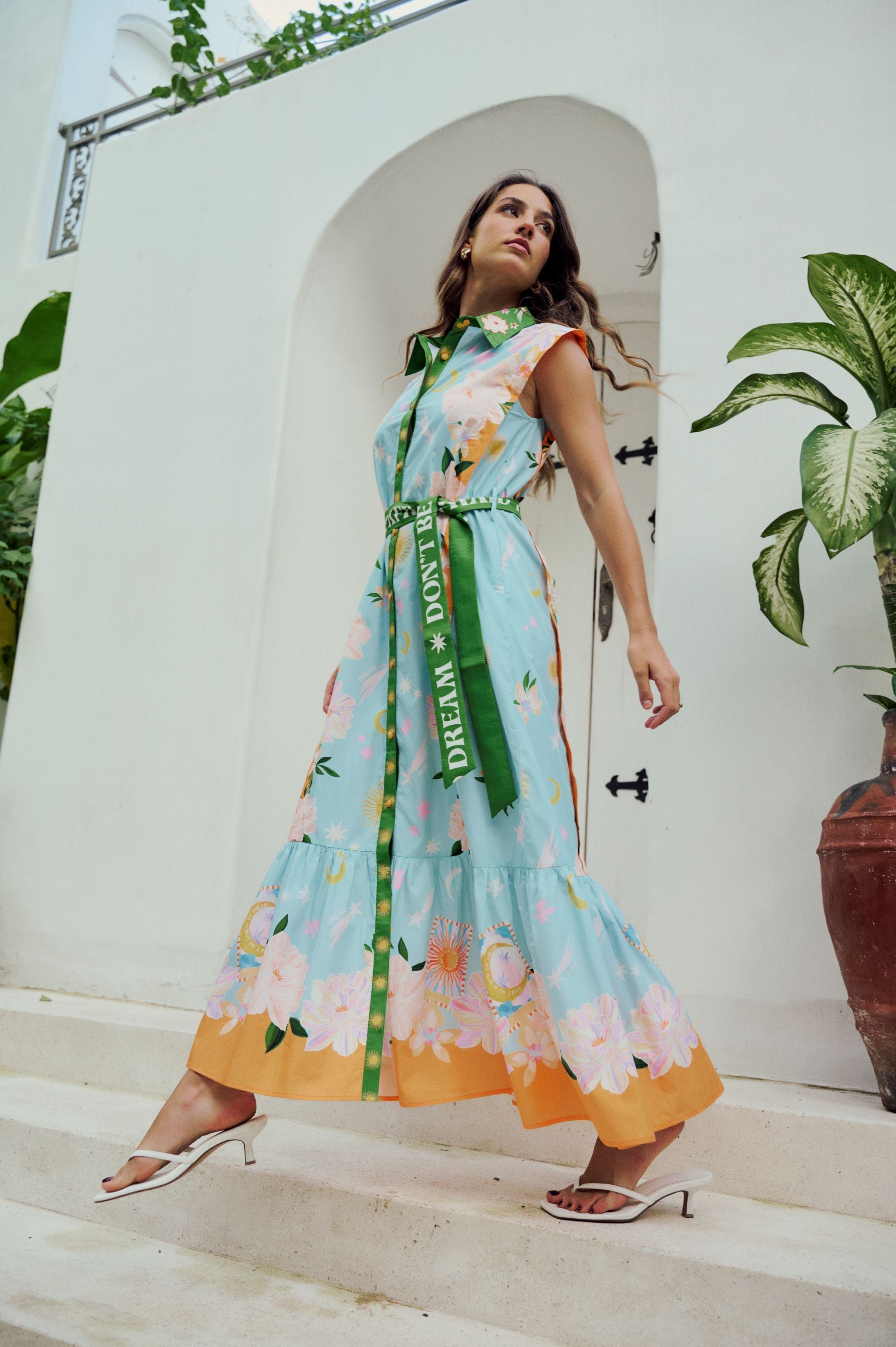 NOIB VEGA MAXI DRESS AZURE 126