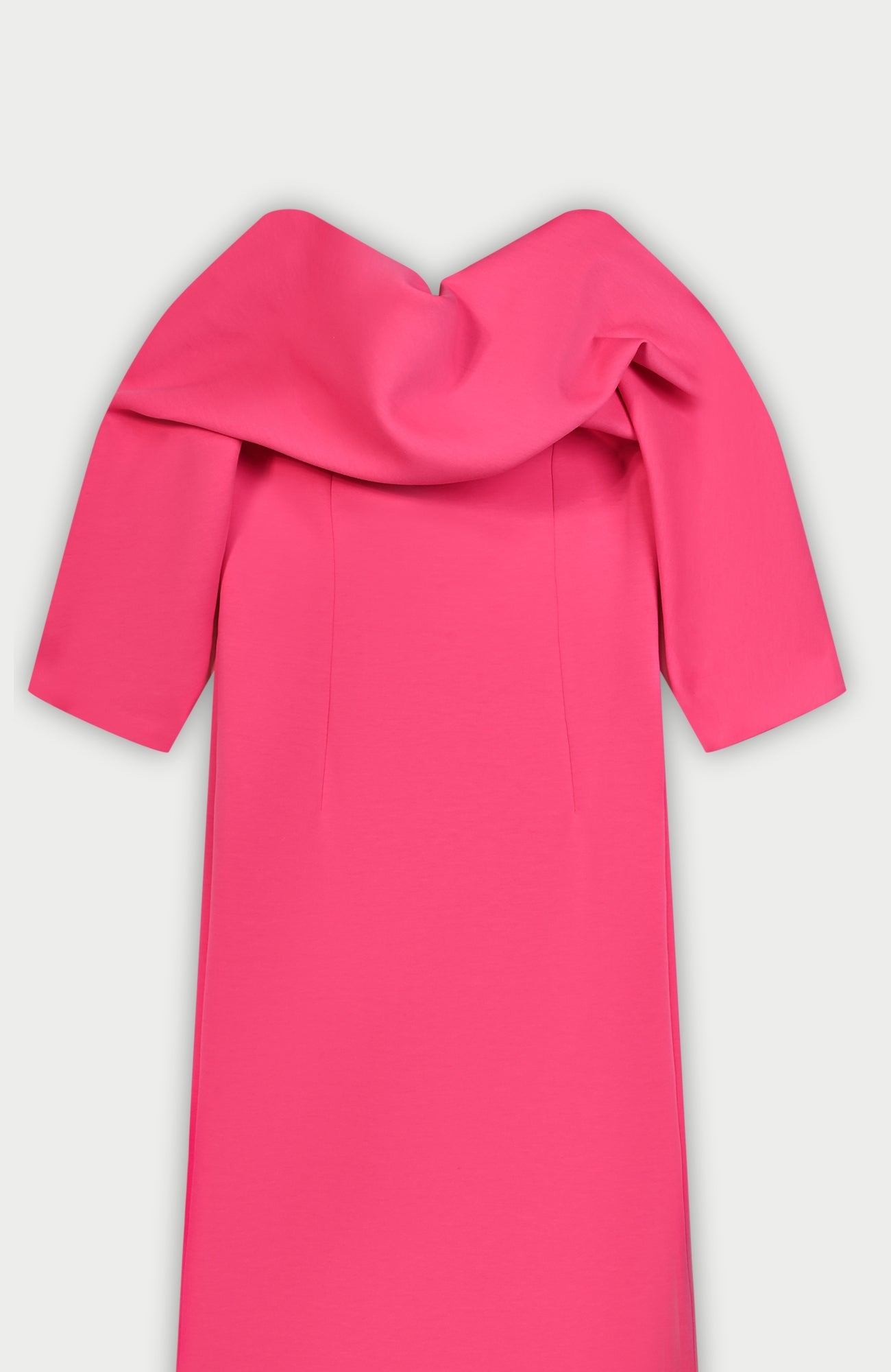 NATAN BETSY PINK SHAWL NECK DRESS J8ZN01 224