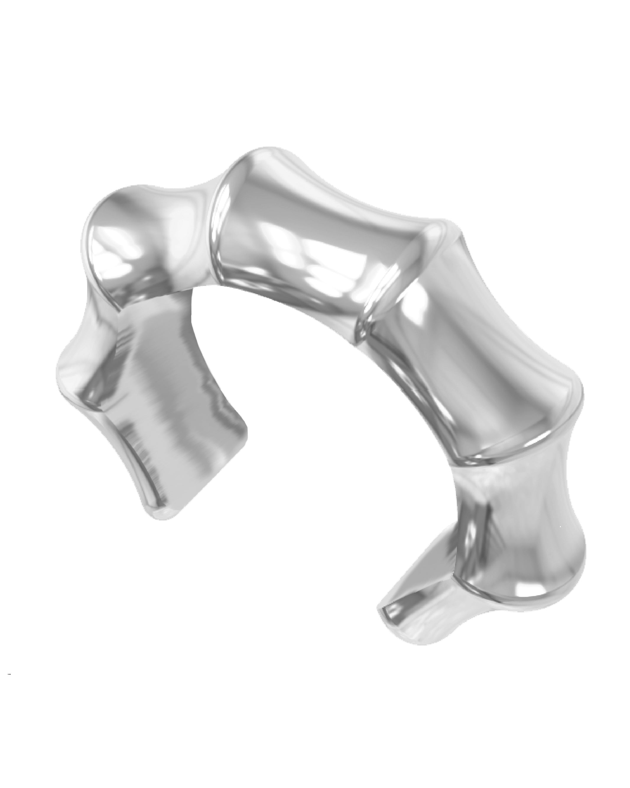 EDBLAD CANE SILVER BANGLE 129402 225