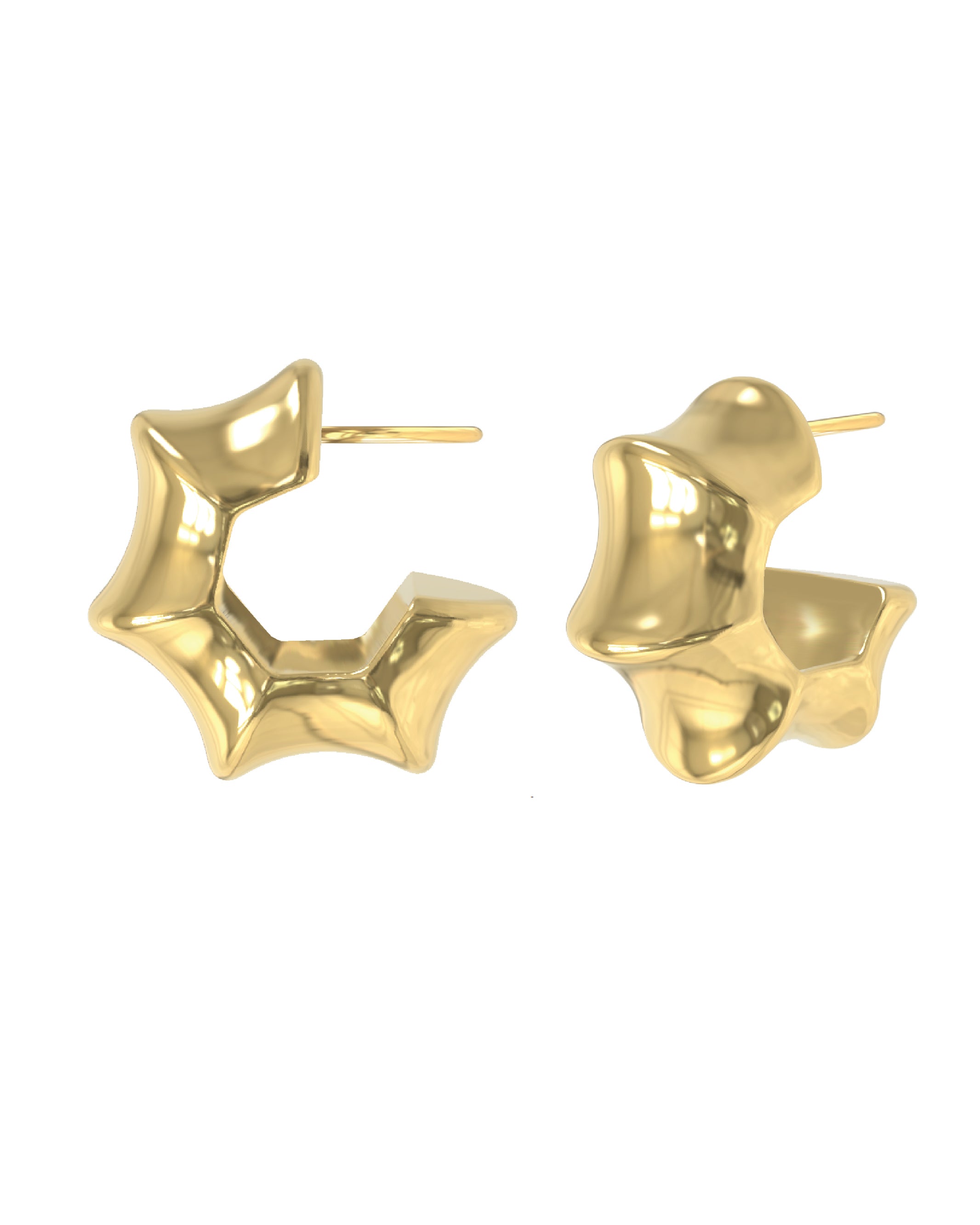 EDBLAD CANE GOLD HOOPS 129399 225