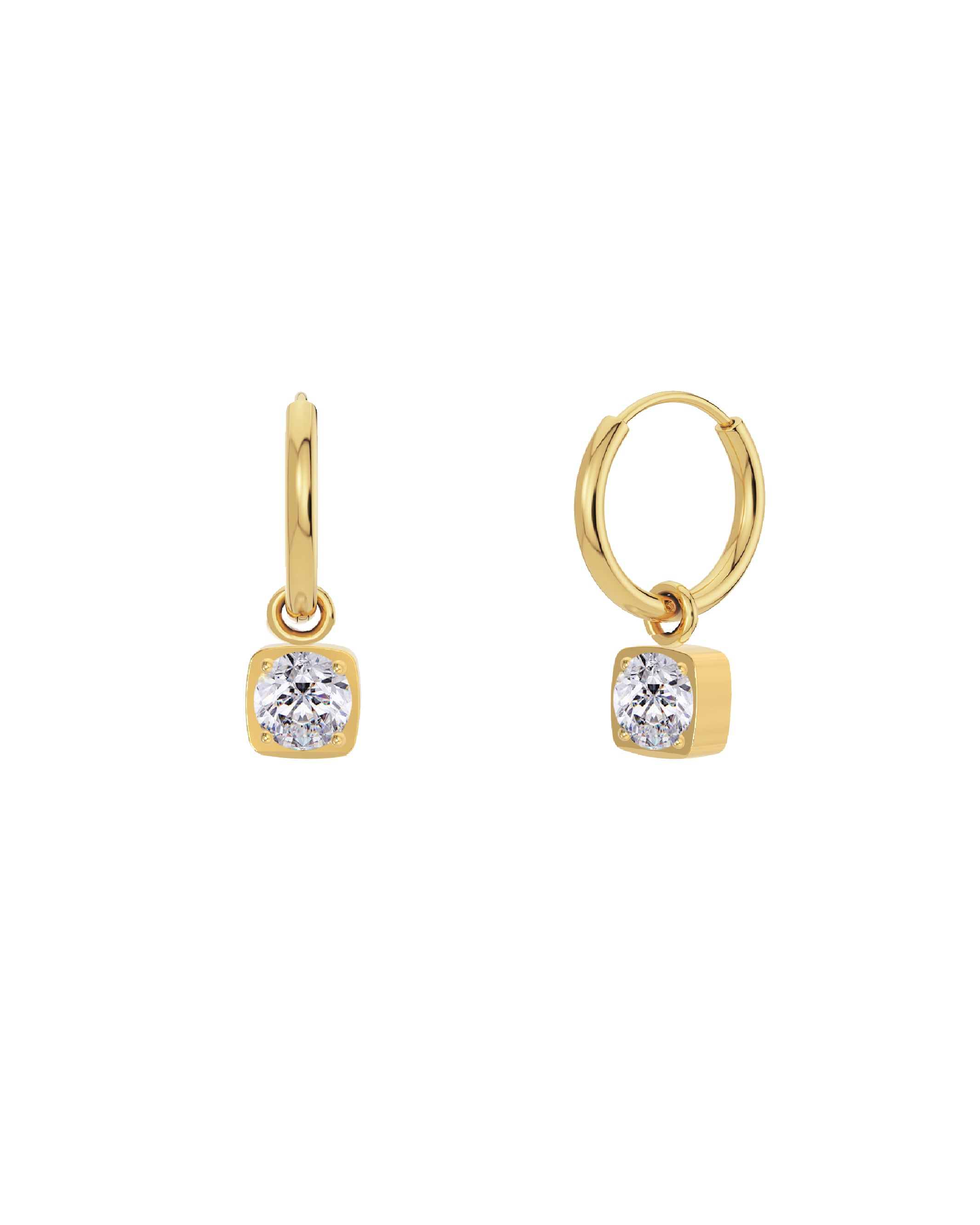 EDBLAD GEMMA GOLD HOOPS 129425 225