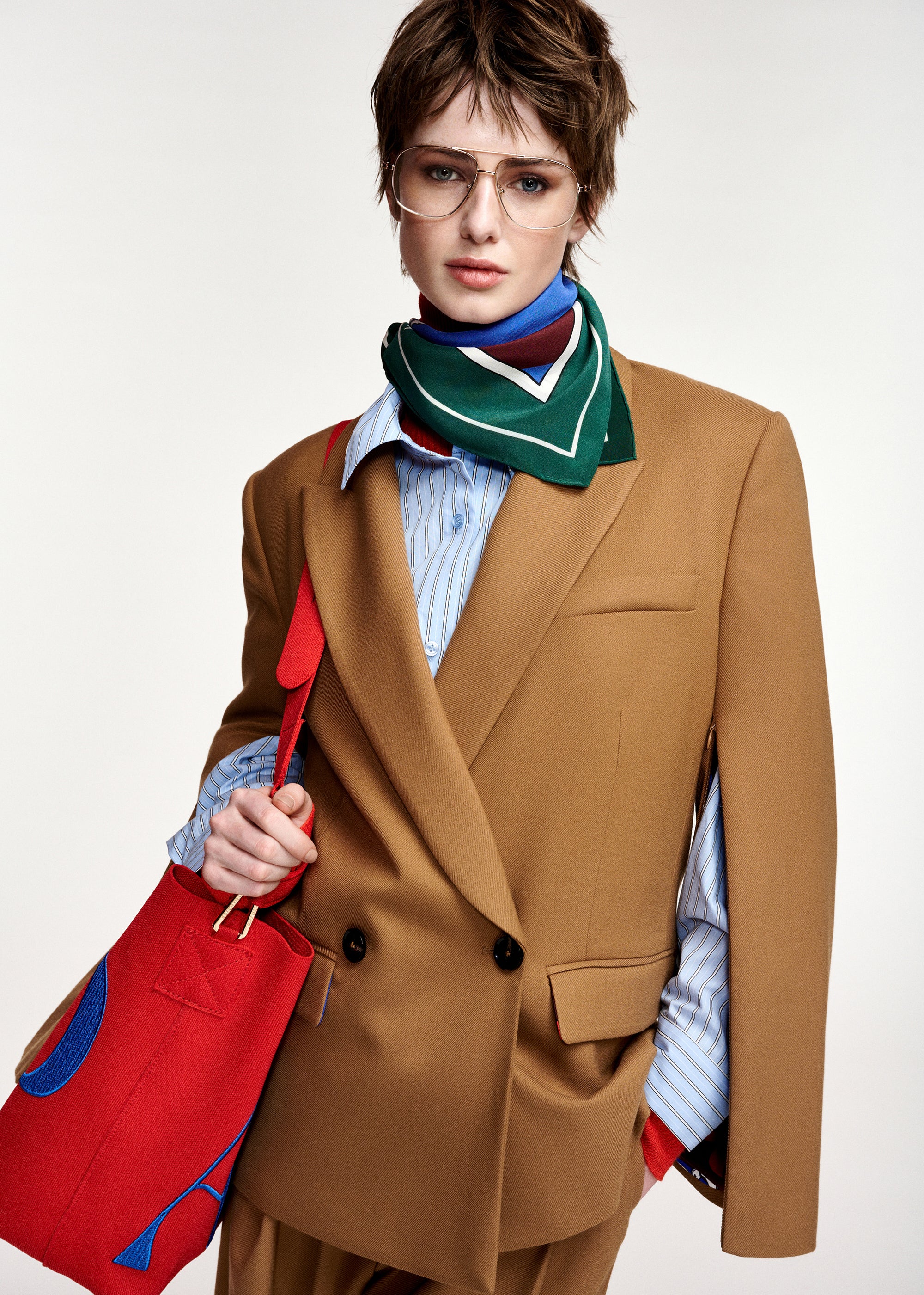 essentiel antwerp beige kendra everyday oversized blazer