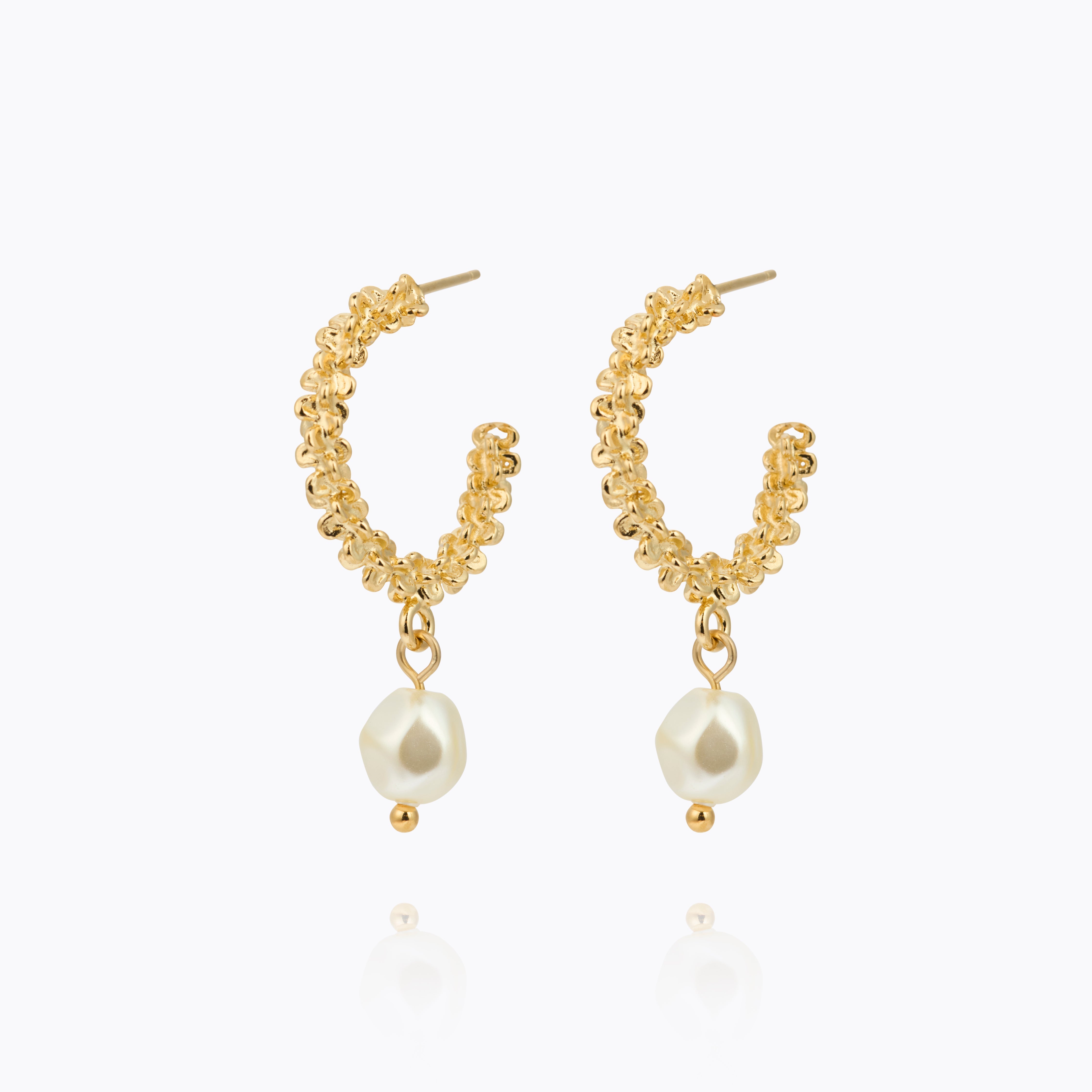 CAROLINE SVEDBOM - GEMMA PEARL LOOPS GOLD PEARL 102025116801 126