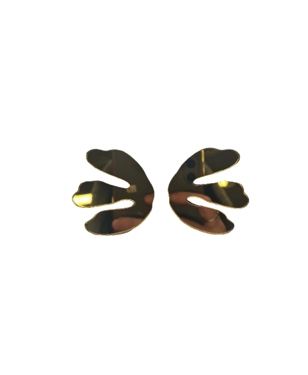 CAPULET & MONTAGUE FLEUR DE LIS FLOWER EARRINGS 225