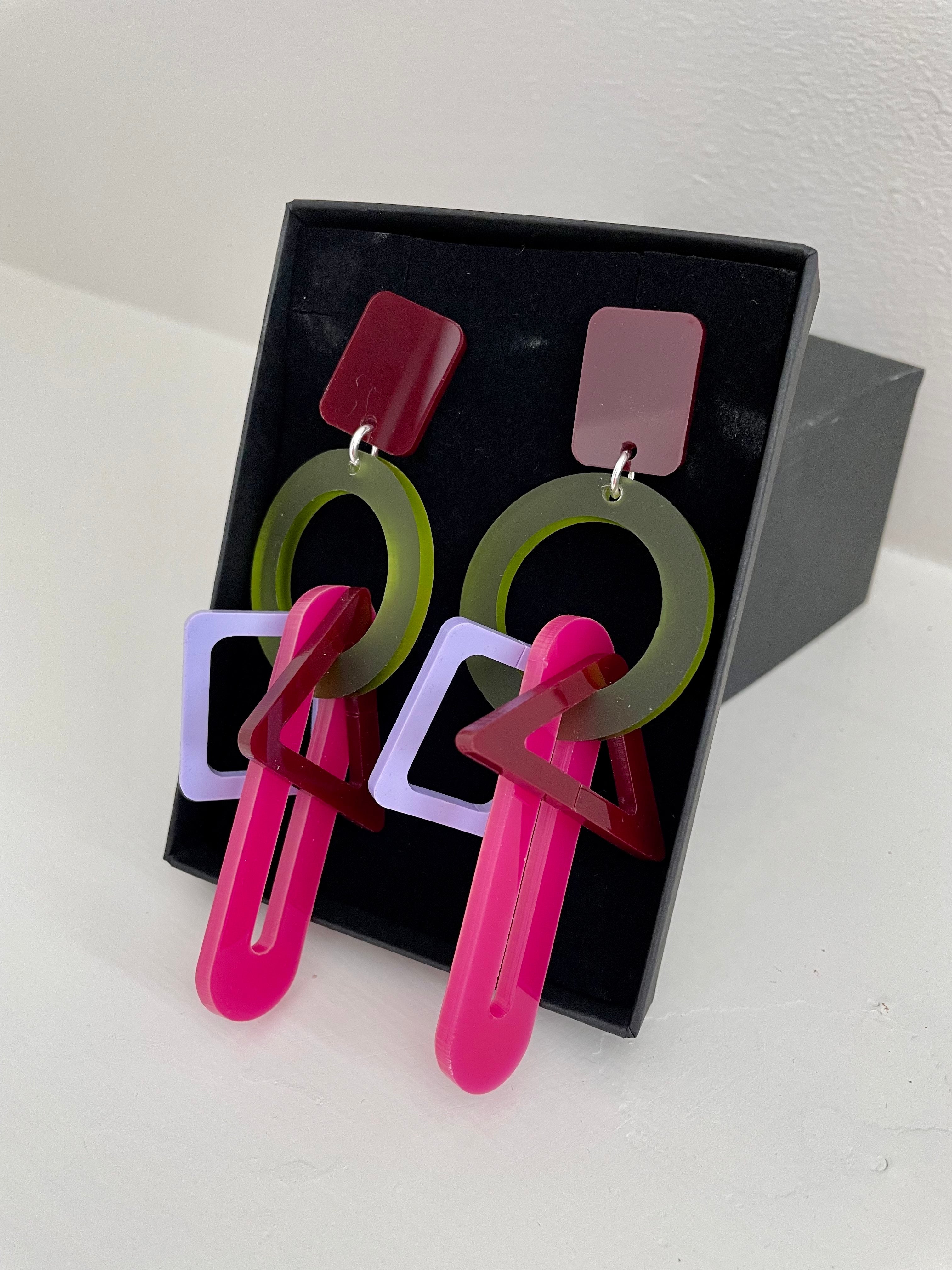 CAPULET & MONTAGUE THROWING SHAPES EARRINGS 123