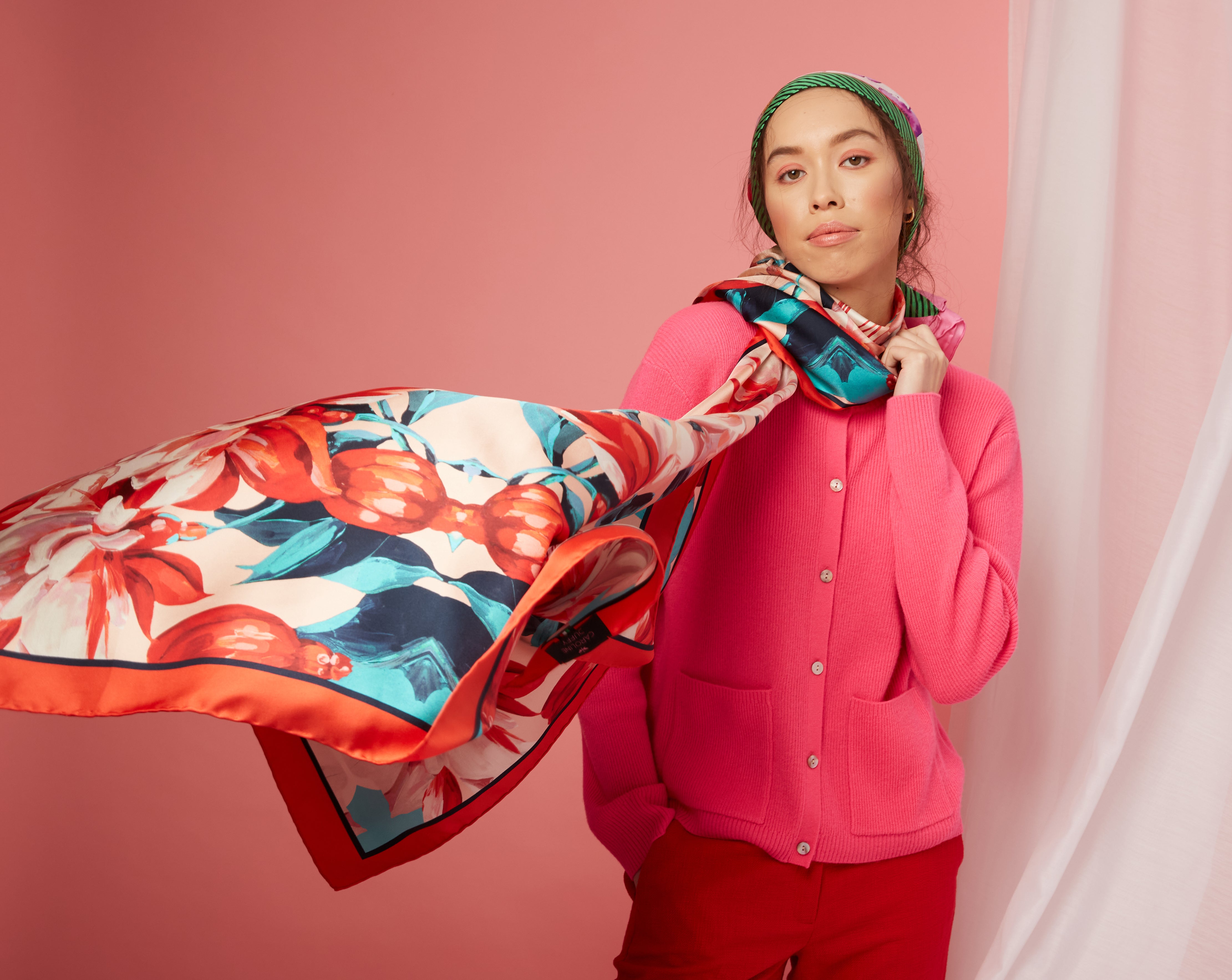 CAROLINE DUFFY DESIGNS SCARF I AM LOVE 225