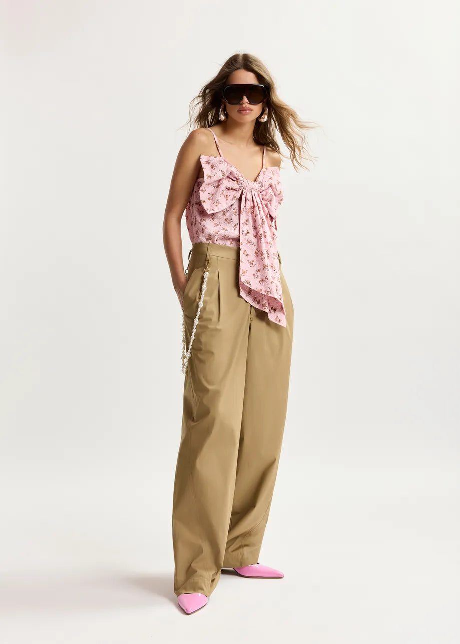 ESSENTIEL ANTWERP JESUIS BARREL LEG PANTS CAFE FRAPPÉ JESUIS-CF02 126