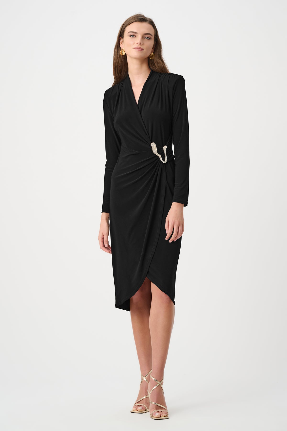263709 11 joseph ribkoff black dress wedding guest occasion