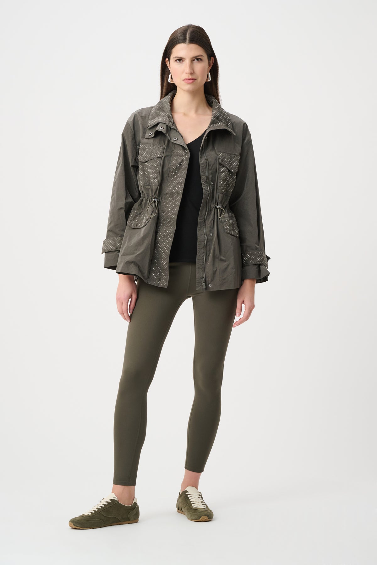 261625F26 3380 joseph ribkoff green pant leggings activewear