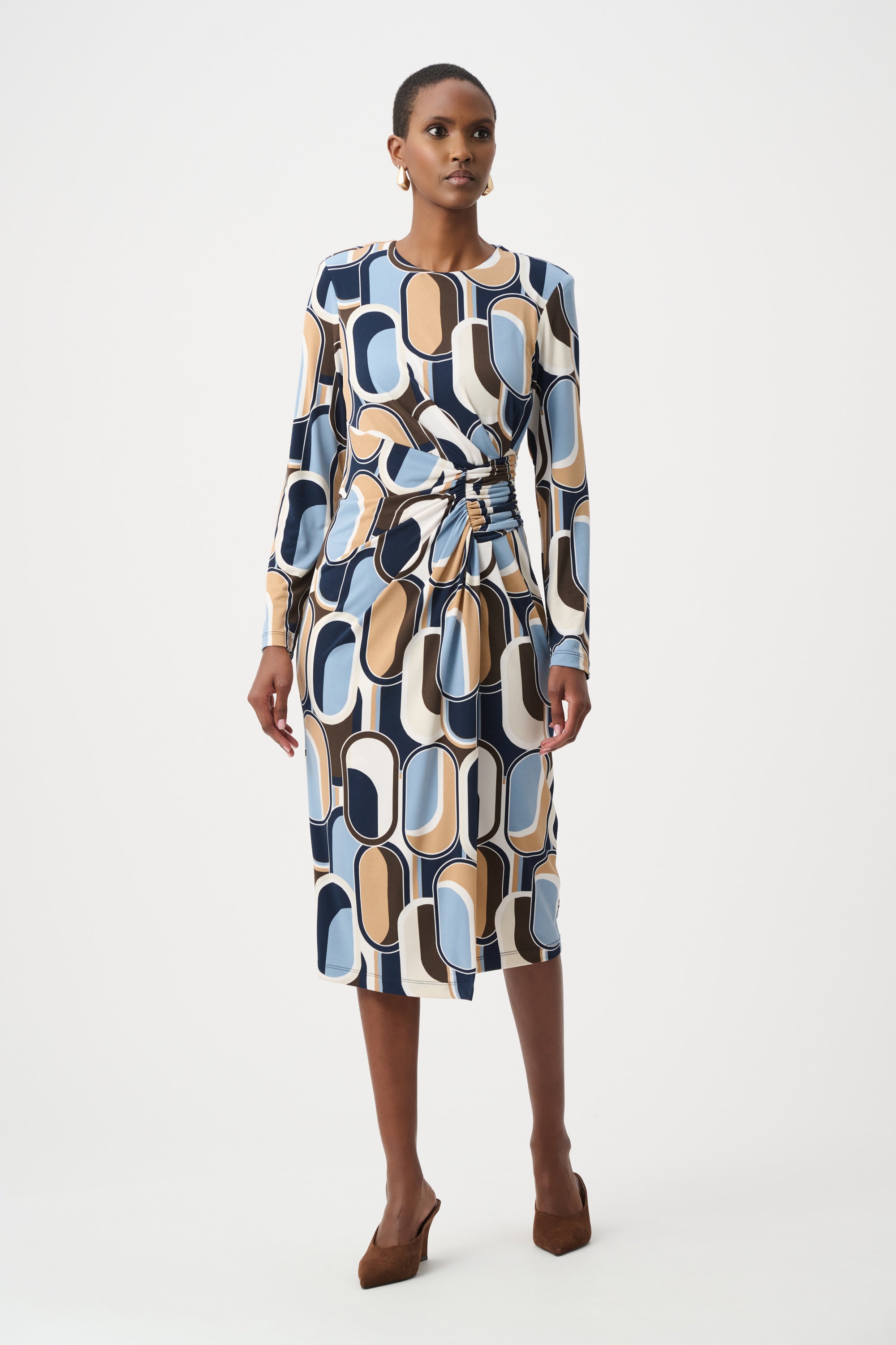 263218 2562 joseph ribkoff multi dress day wear workwear smart casual