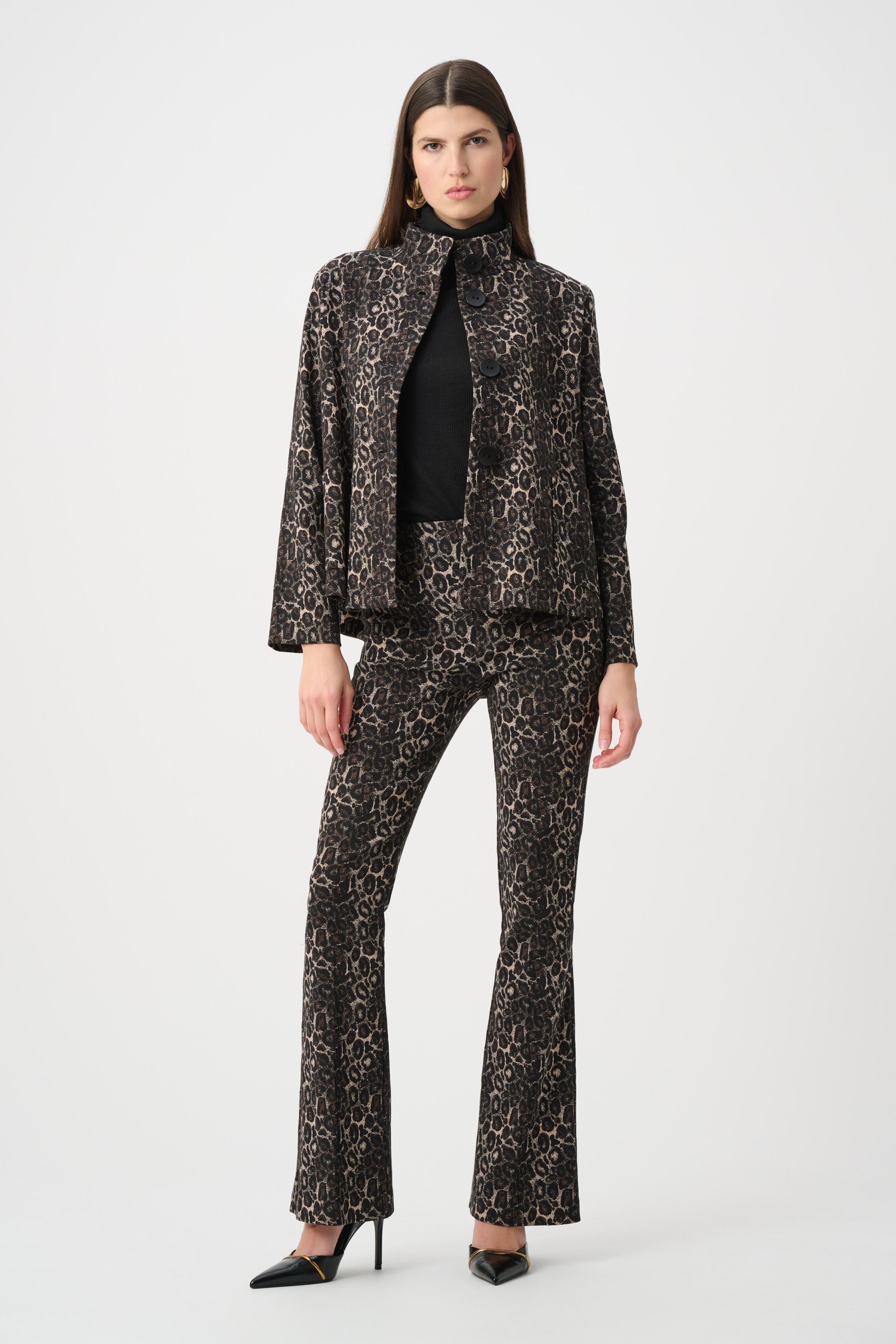 263085 178 joseph ribkoff multi pant animal print