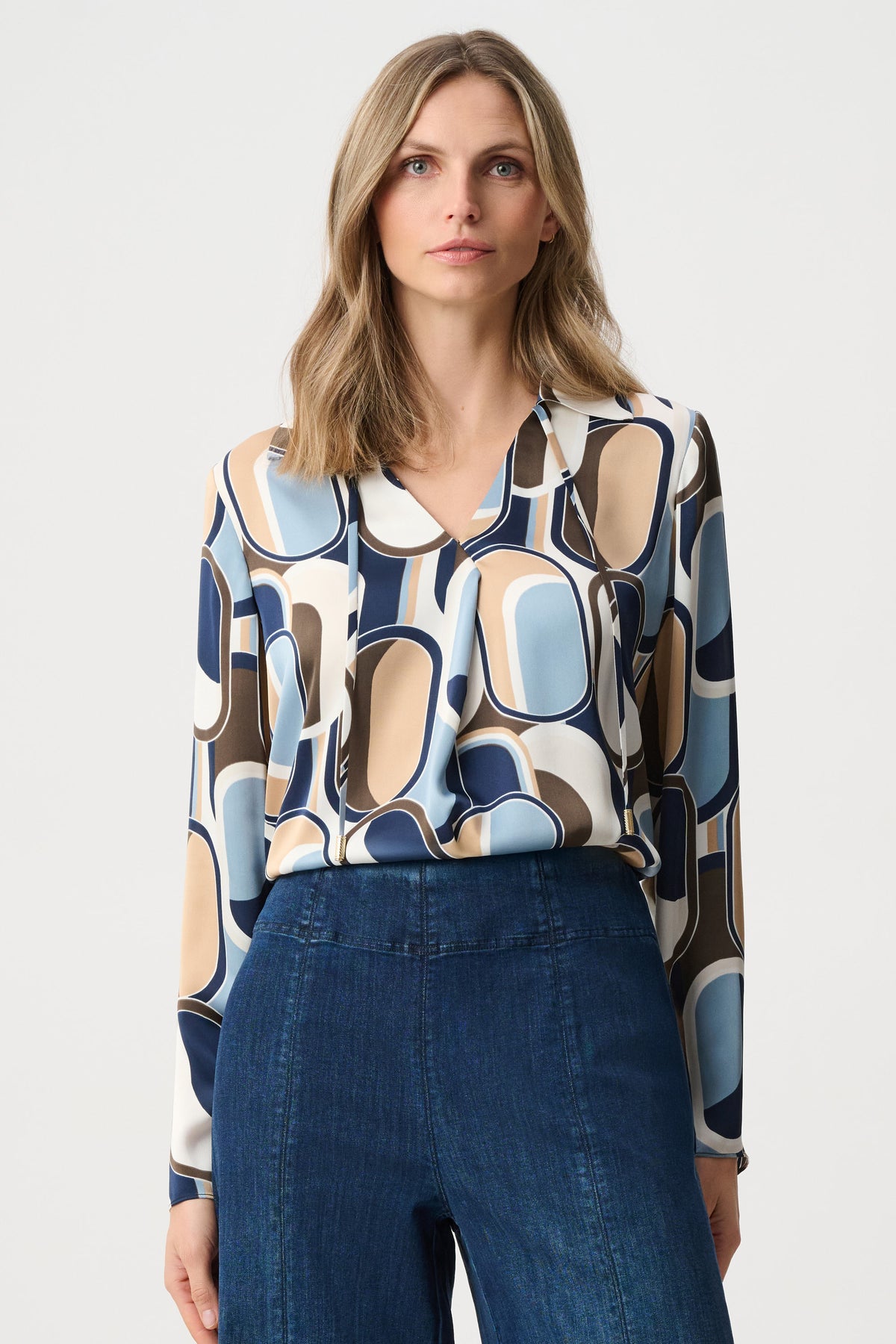 263071 2562 joseph ribkoff multi colour top
