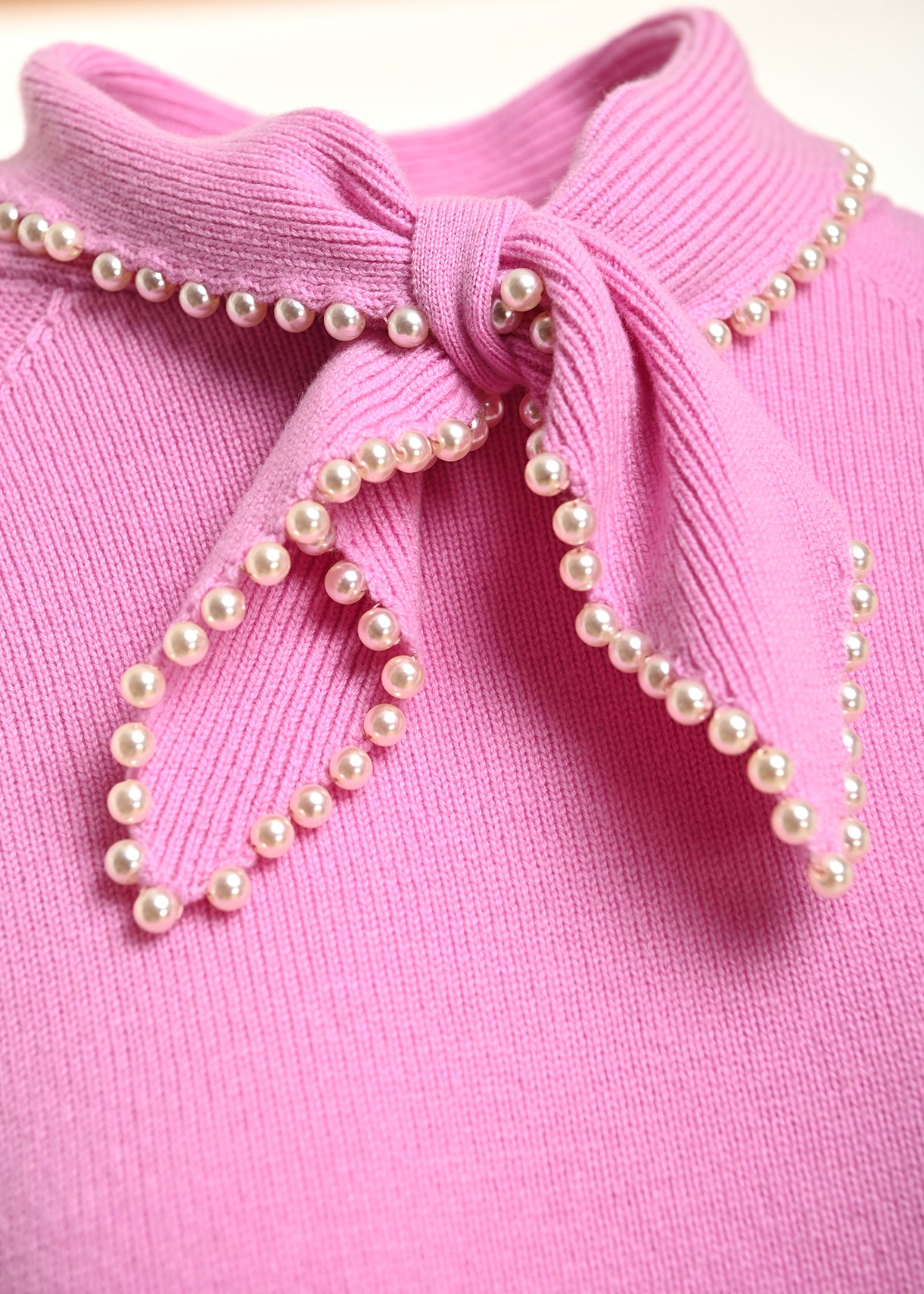 ESSENTIEL ANTWERP PINK KASA PULLOVER WITH BEADS KASA 226