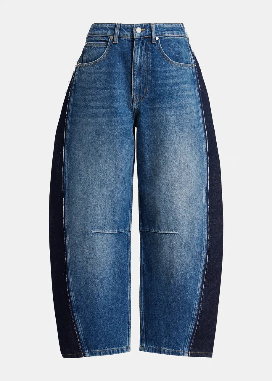 ESSENTIEL ANTWERP NAVY KASHBA PATCHWORK JEANS KASHBA 226