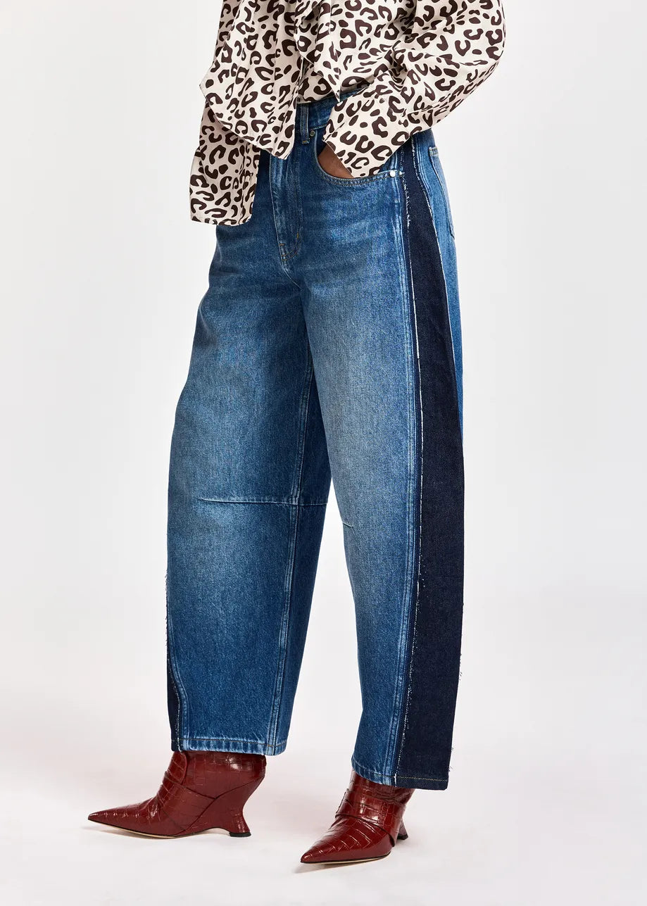 ESSENTIEL ANTWERP NAVY KASHBA PATCHWORK JEANS KASHBA 226