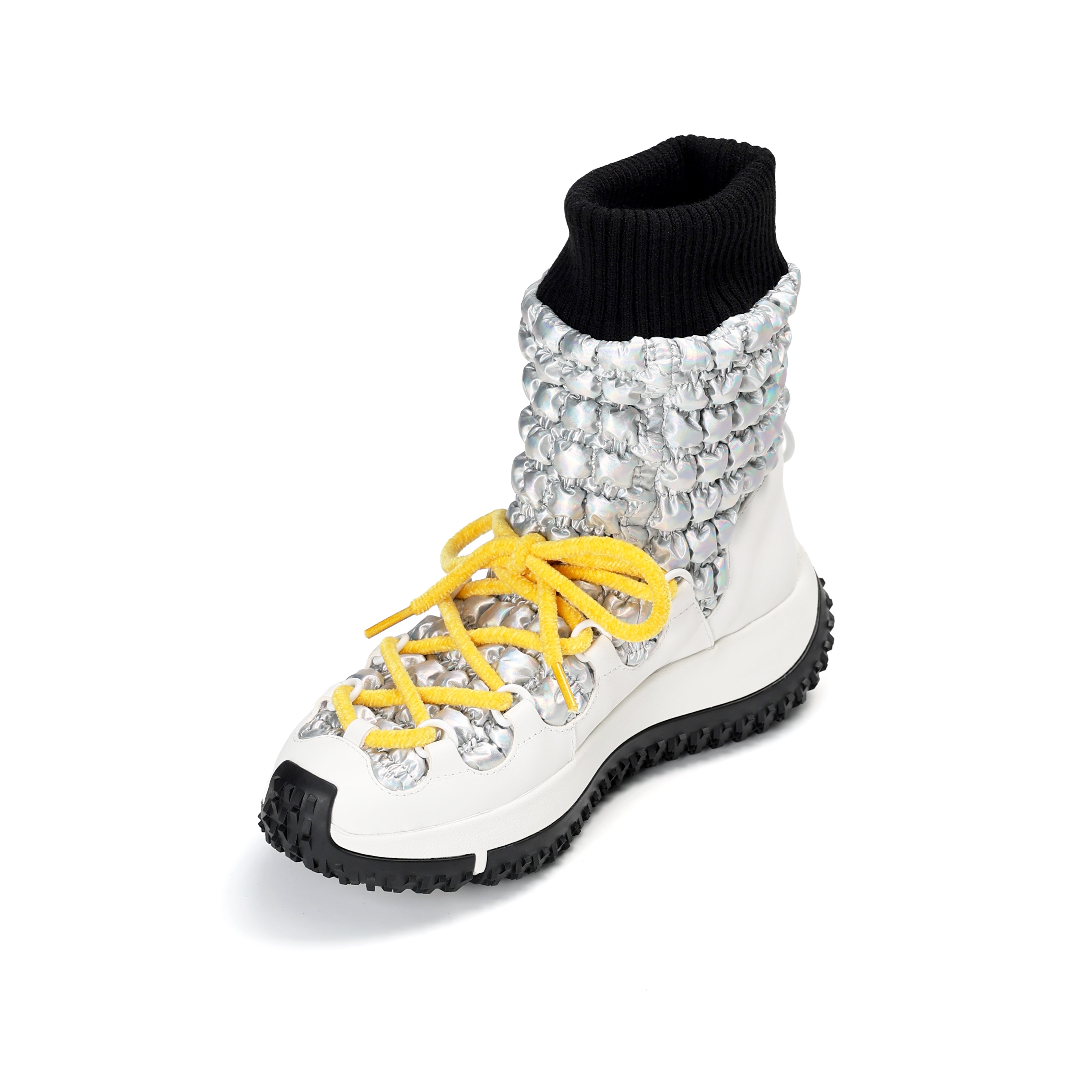 4CCCCEES CANDY SILVER BOOT 225