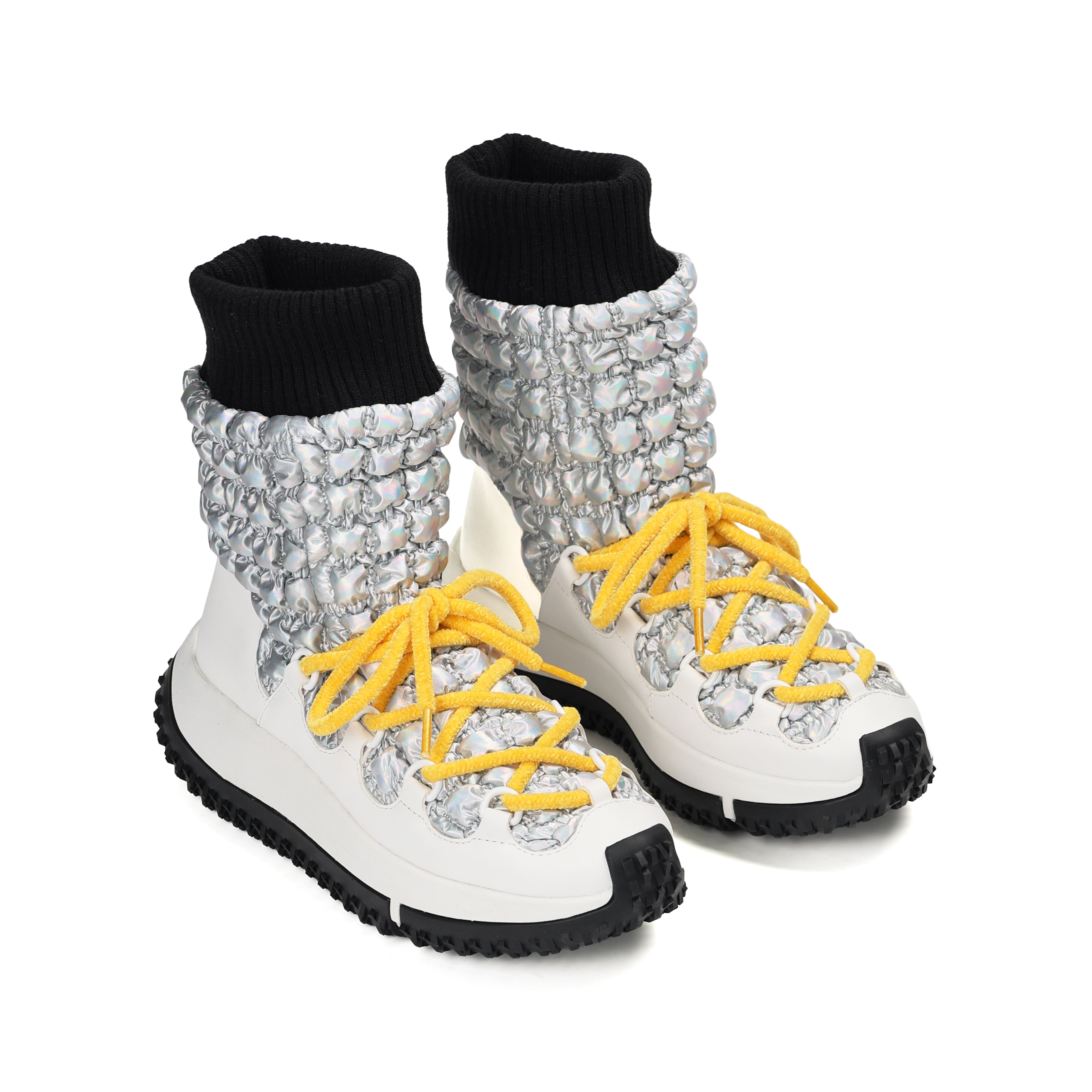 4CCCCEES CANDY SILVER BOOT 225