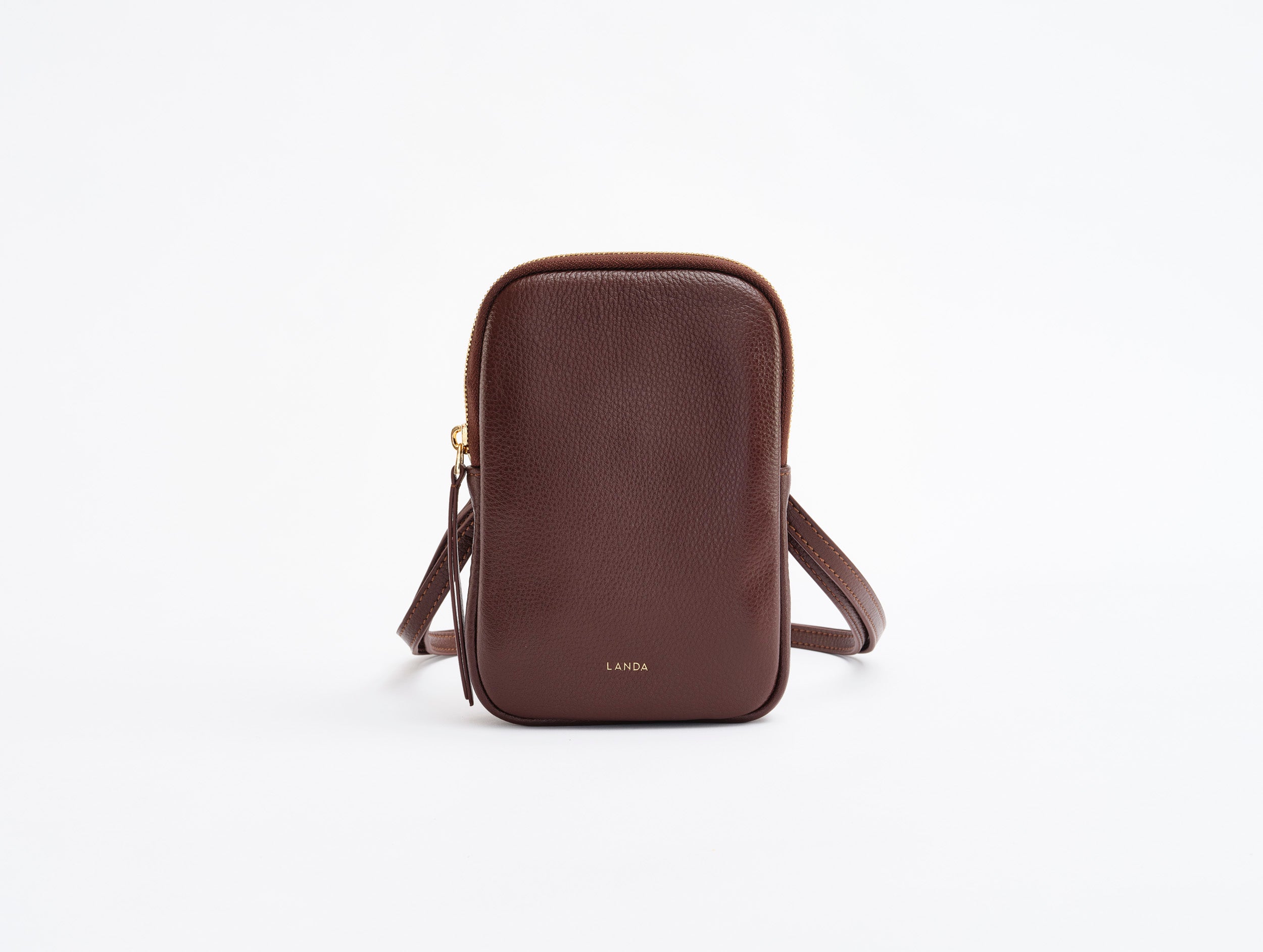LANDA CASSIA DARK BROWN PHONE BAG 225