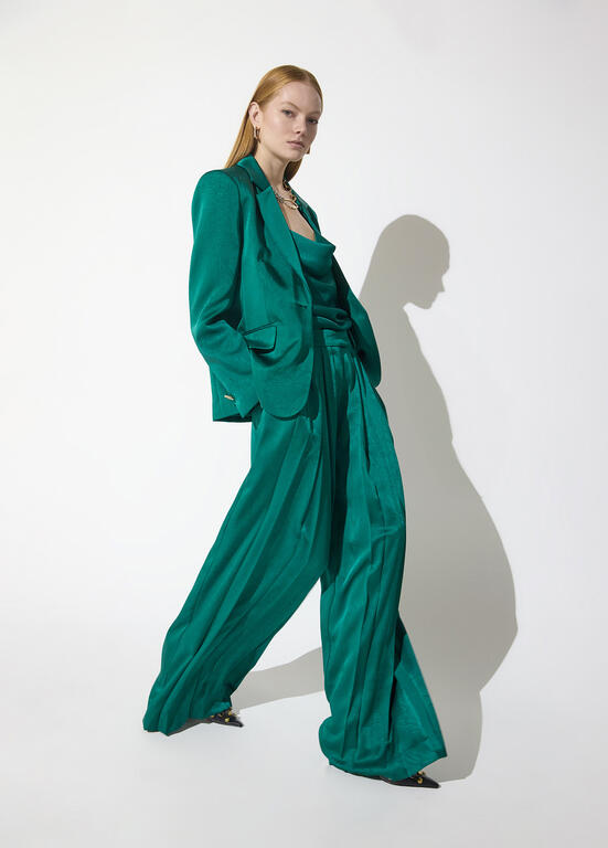 lola casademunt maite green trousers MF2614006