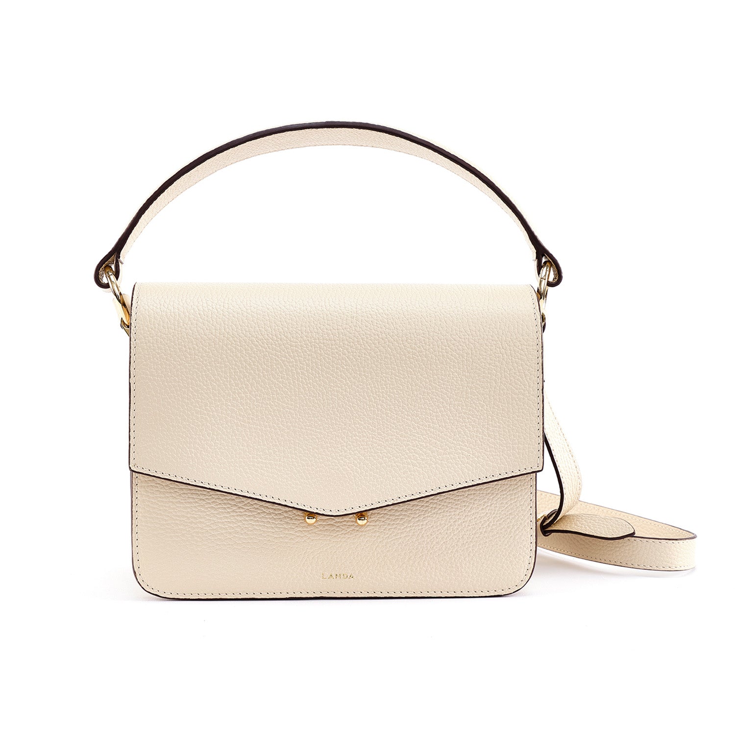 LANDA TECA BAG WITH GOLD HARDWARE 223