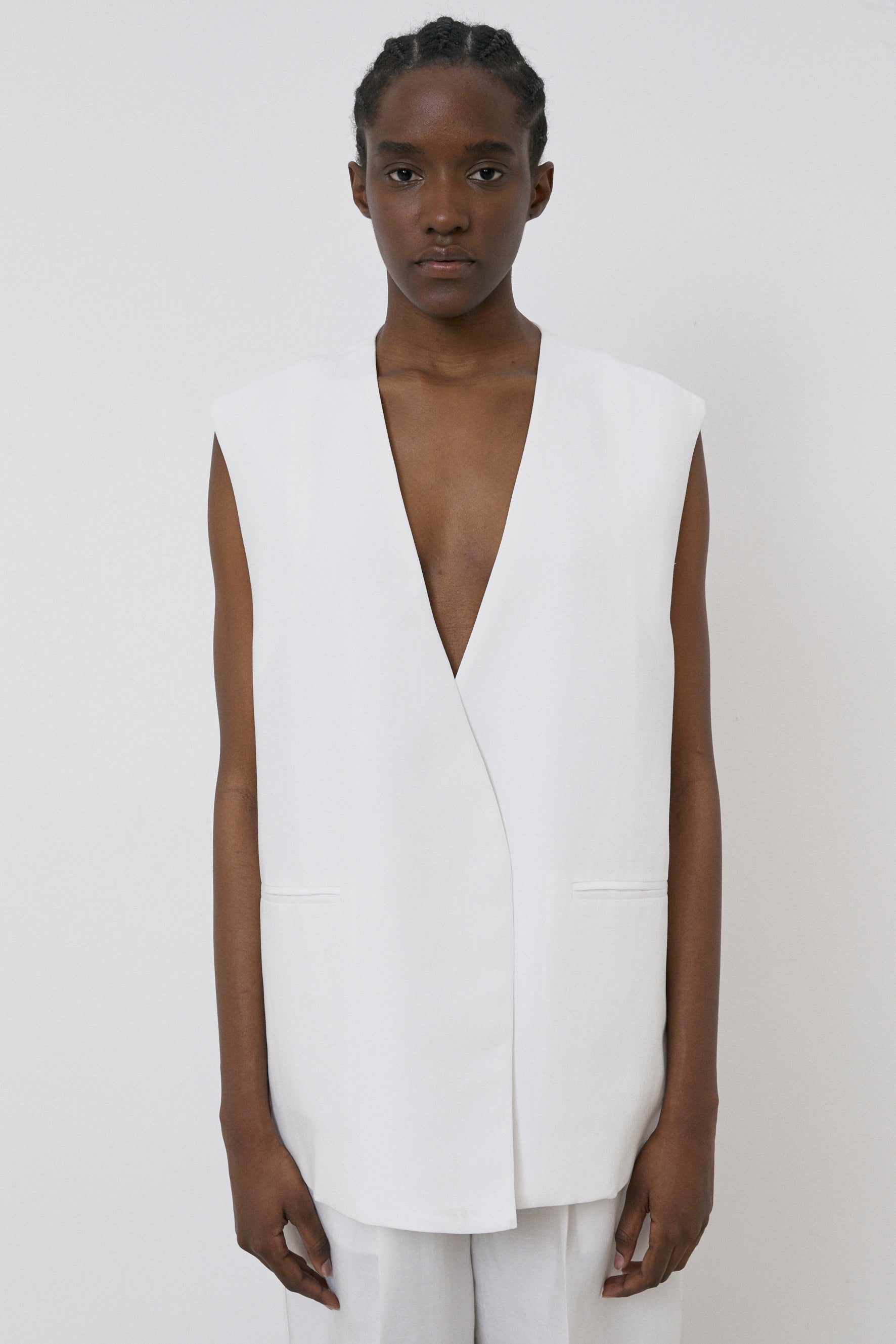 MEIMEIJ OVERSIZED WAISTCOAT I04 125