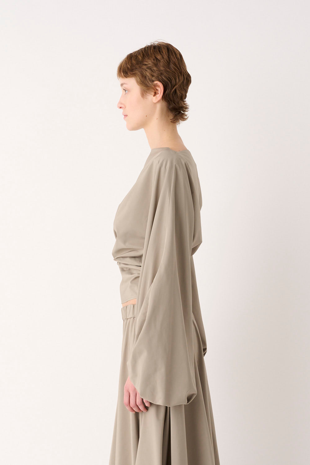 MEIMEIJ BROWN BLOUSE M6FJ03 226