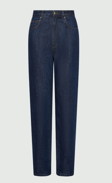 marella navy denim trousers jeans mlsmom