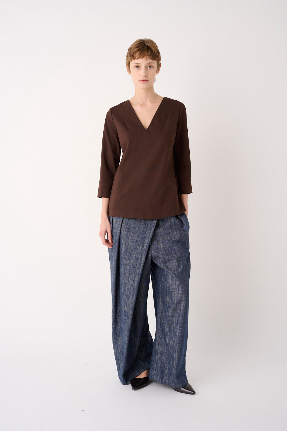 meimeij grey trousers m6fv00