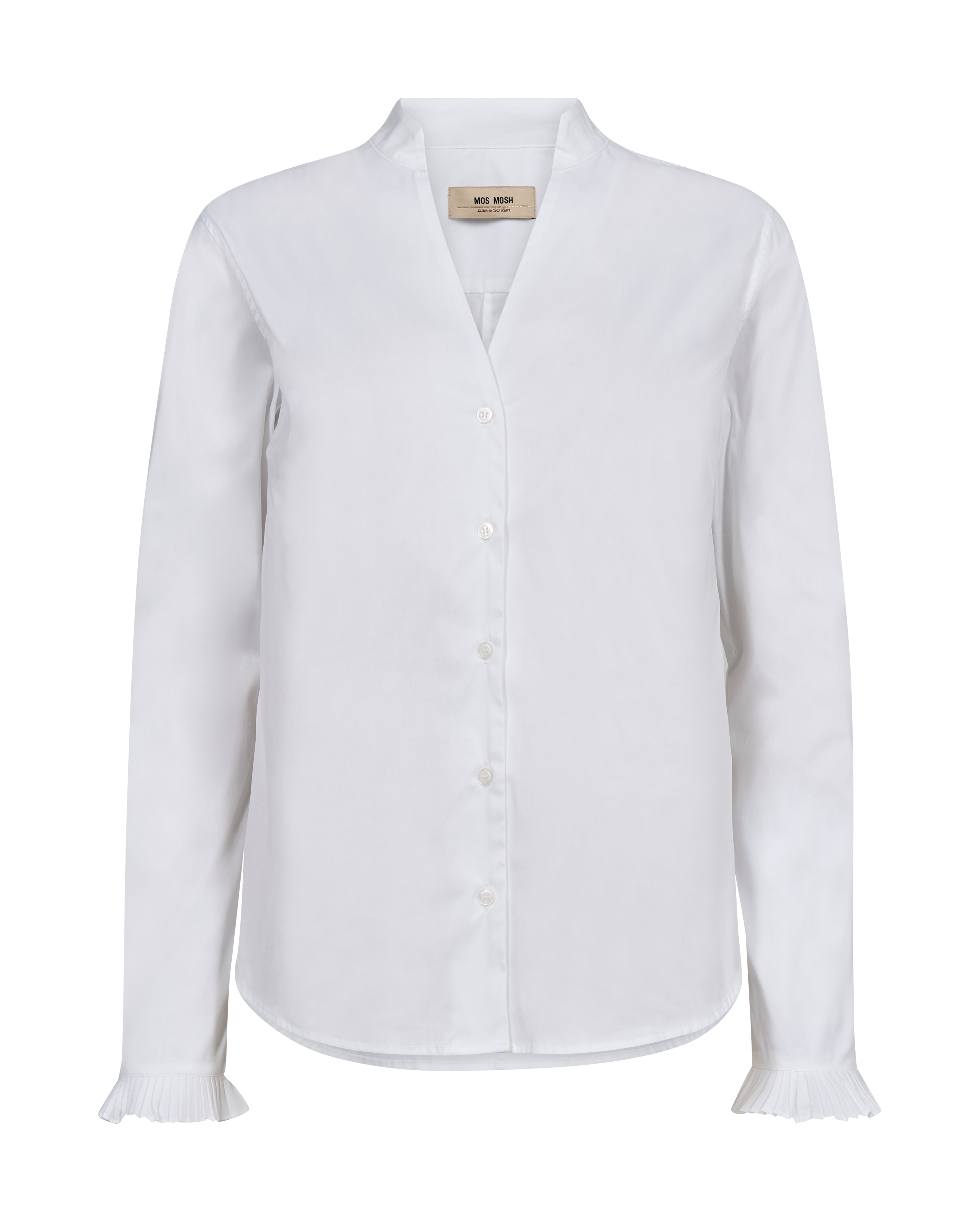 MOS MOSH MMHassie Pleat Shirt White 174320 226