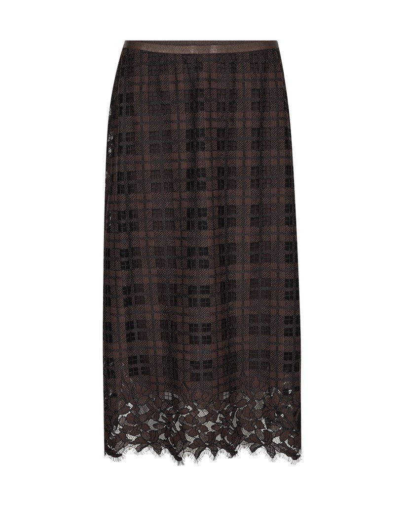 MOS MOSH MMBia Checko Lace Skirt brown 182500 226