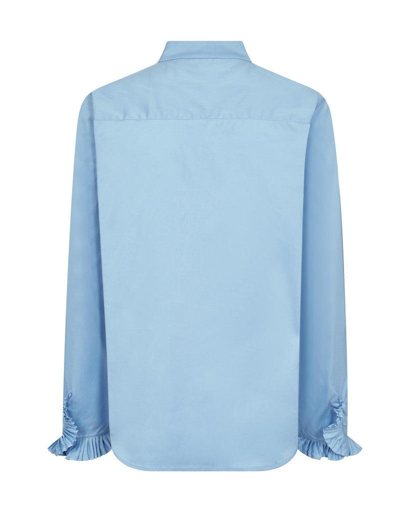 MOS MOSH MMHassie Pleat Shirt blue 174320 226
