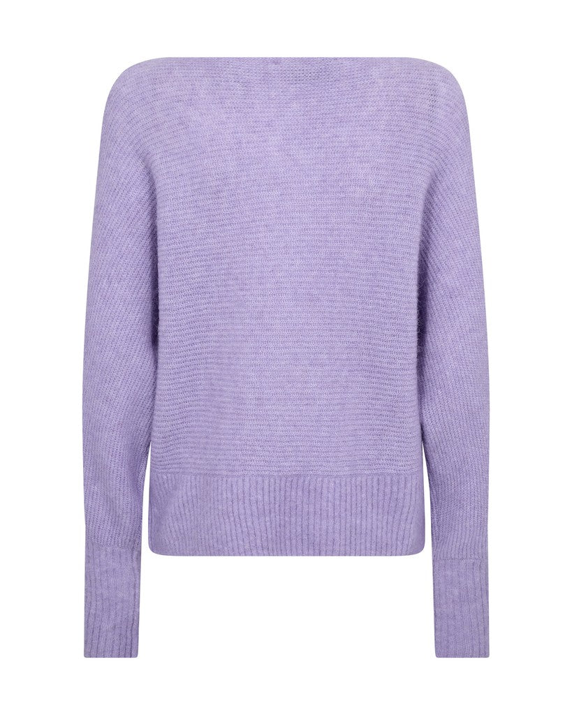 MOS MOSH MMThora Boatneck Knit violet 182750 226