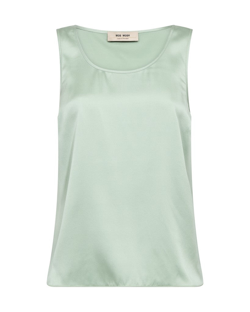 MOS MOSH MMAstrid Silk Tank Top green 134710 226