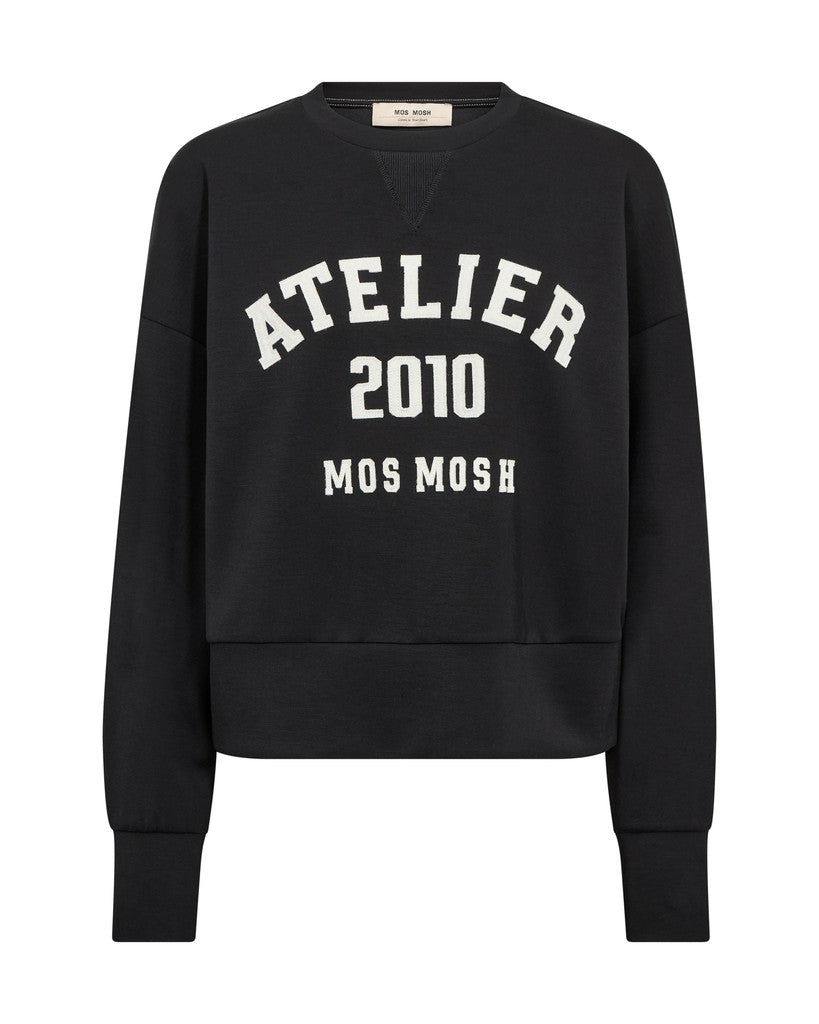 MOS MOSH MMNima O-LS Sweatshirt Black 177510 226