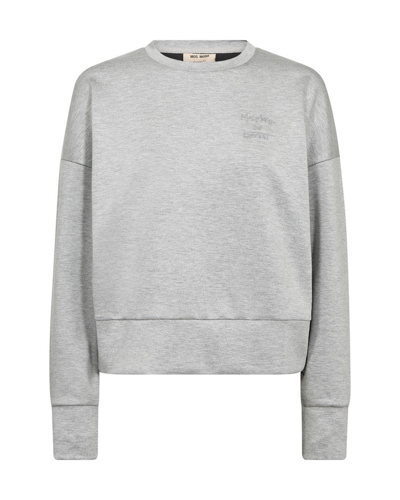 MOS MOSH MMBernat O-LS Sweatshirt grey 180650 226