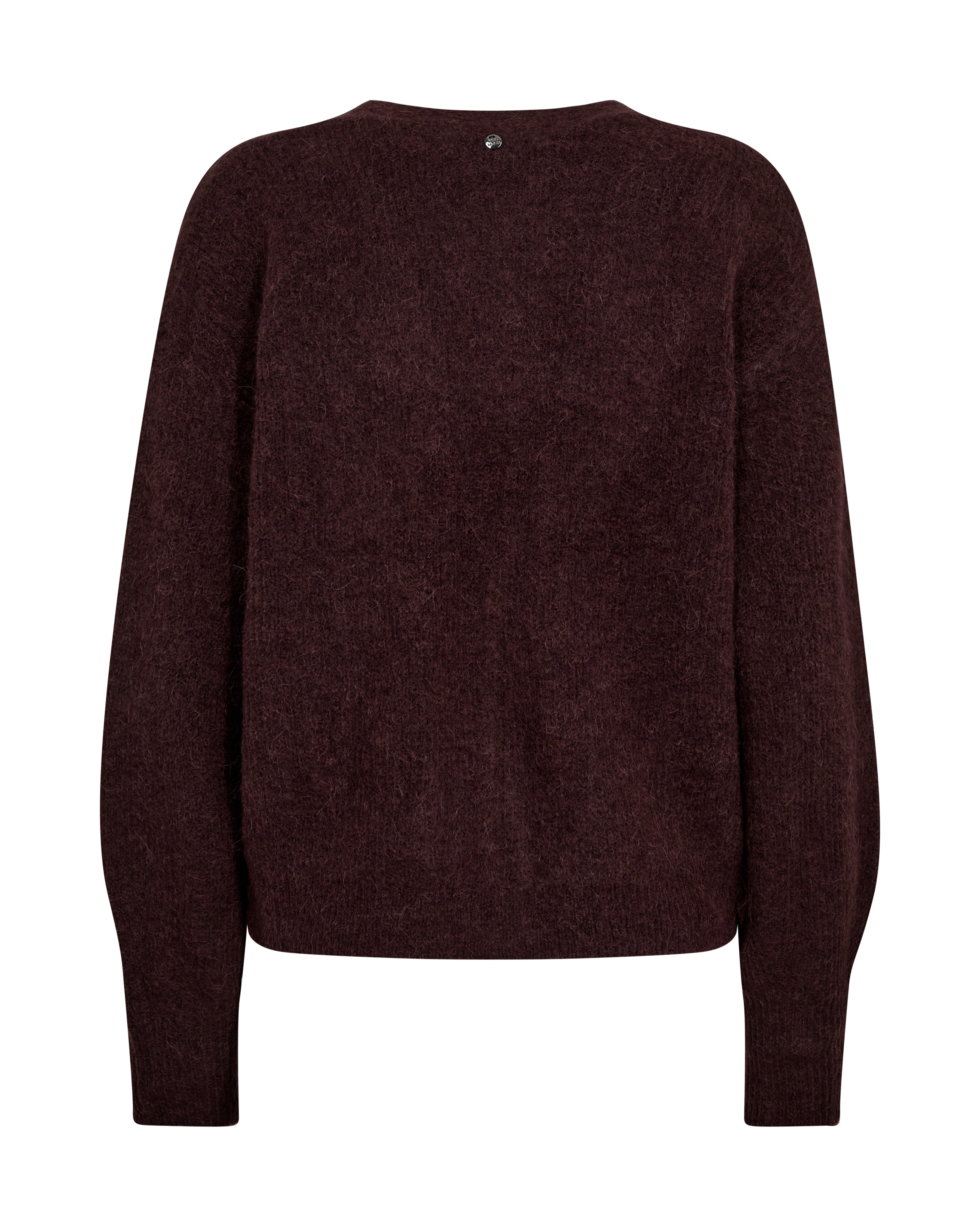 MOS MOSH BURGUNDY MMTHORA V-NECK KNIT CARDIGAN 156830 225