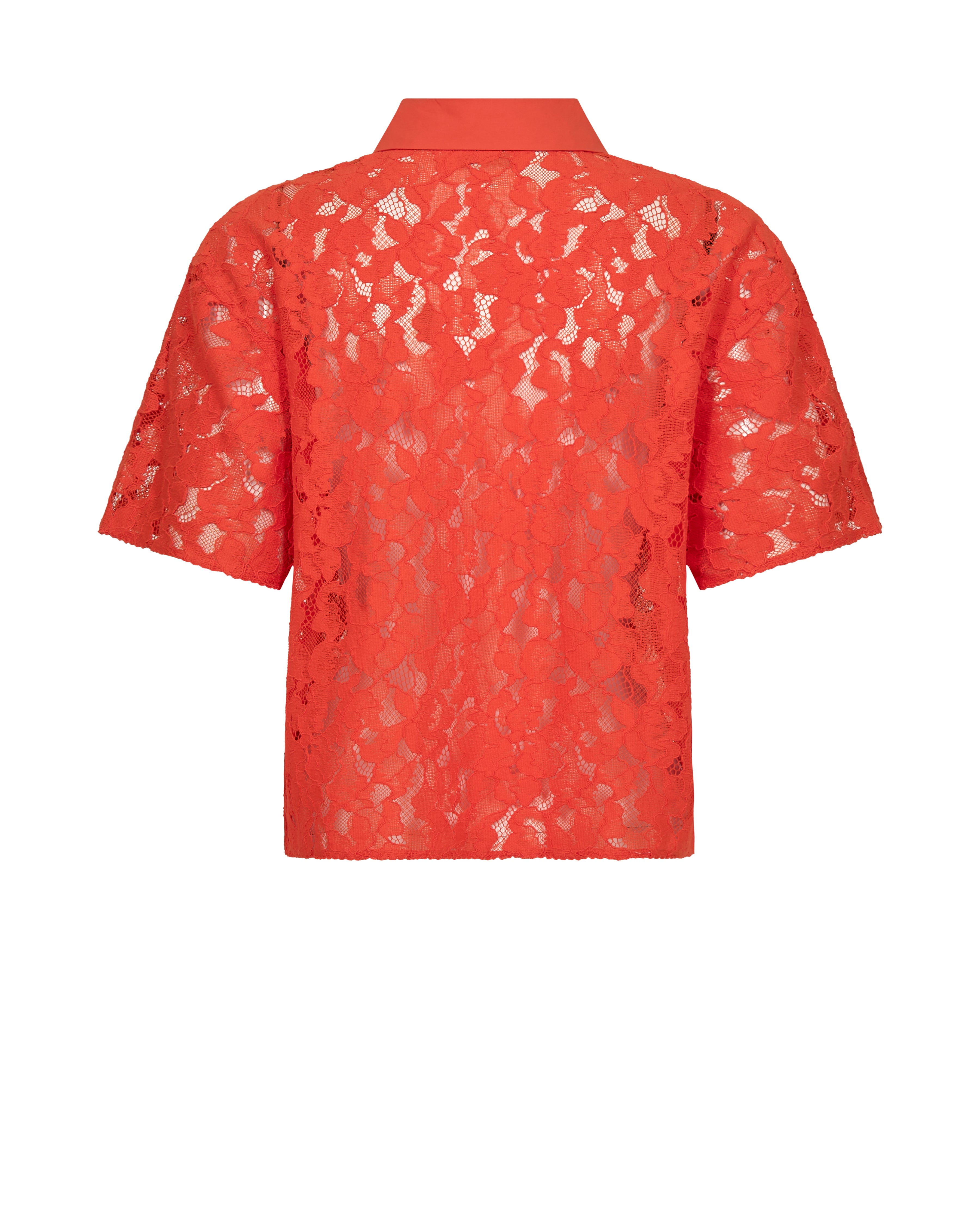 MOS MOSH MMLIA RIVER SS LACE SHIRT ORANGE 177140 126