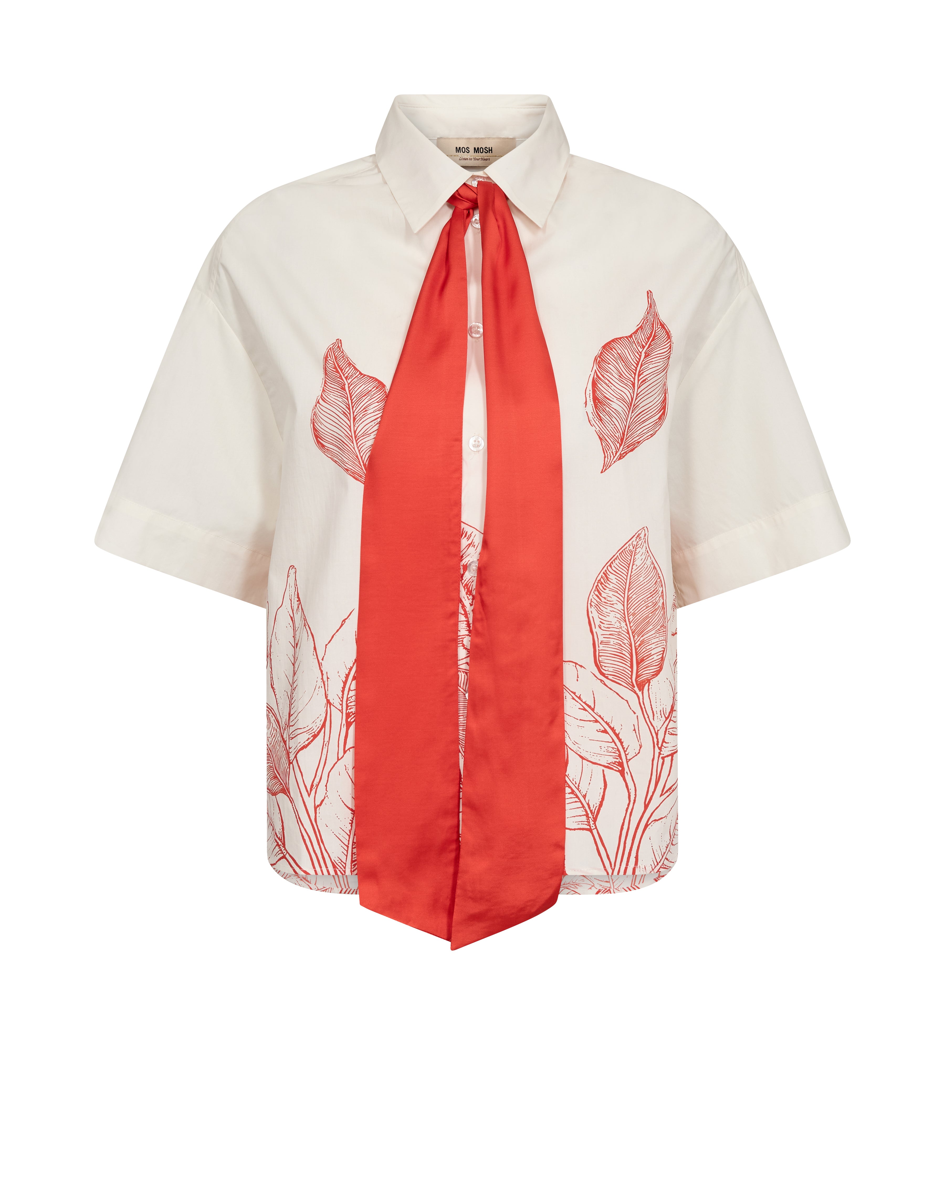 MOS MOSH MMSARAS MONOCHROME SHIRT ECRU 177770 126