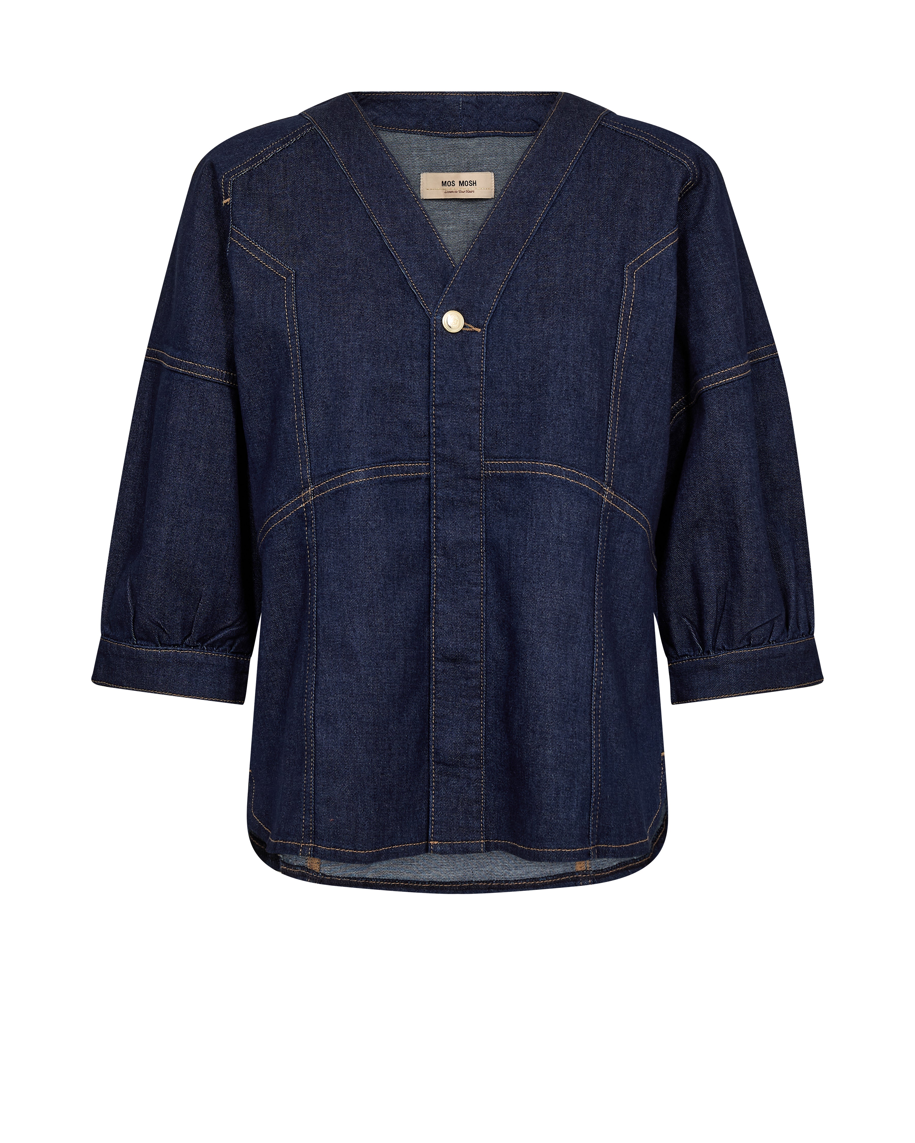 MOS MOSH MMBARI CRISPY SHIRT BLUE 178490 126