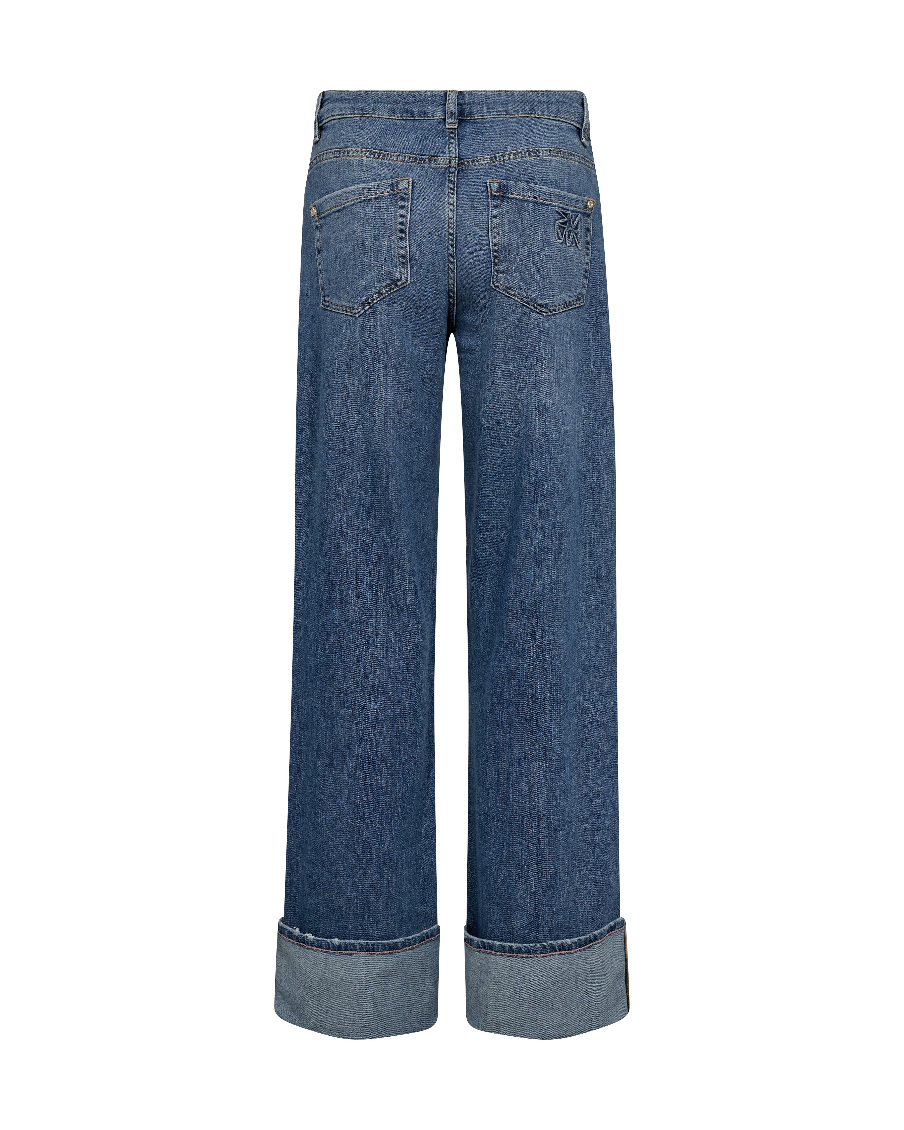 MOS MOSH MMDARA TURN-UP JEANS BLUE 178360 126