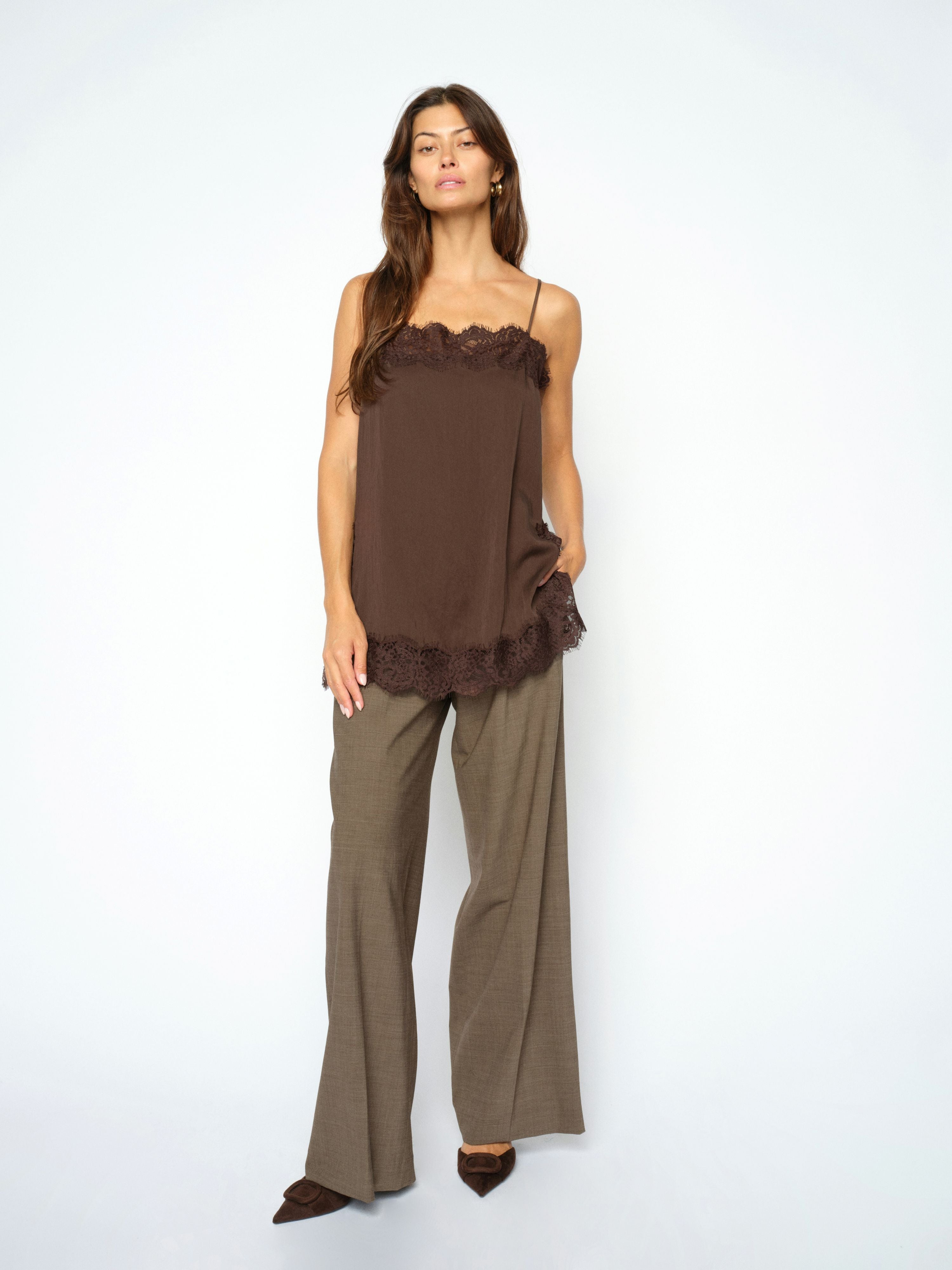 182340 mos mosh mmaudra annie lace singlet brown