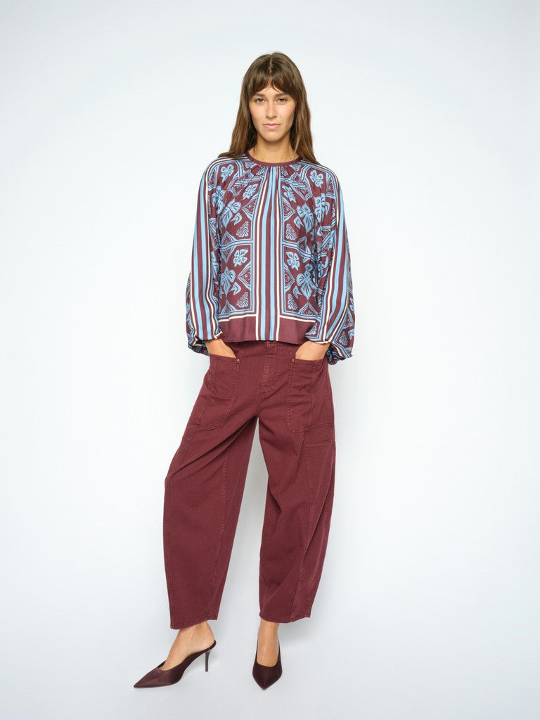 mos mosh mmrosy via pant wine smart casual trousers 181290