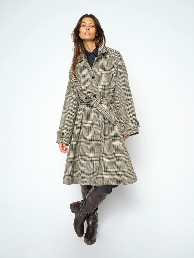 181530 mos mosh mmselestine check coat outerwear